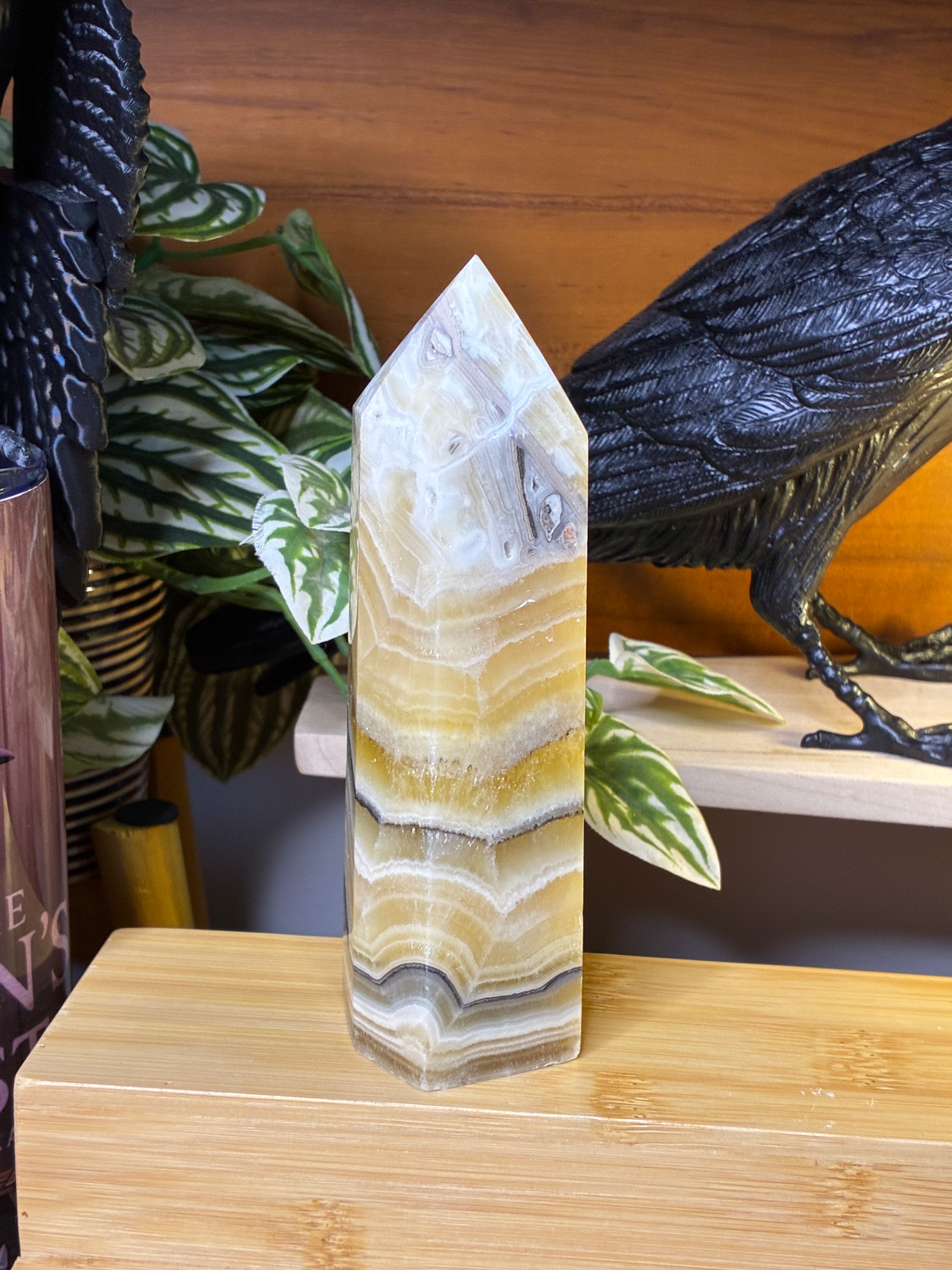 Dendritic Banded Calcite Tower