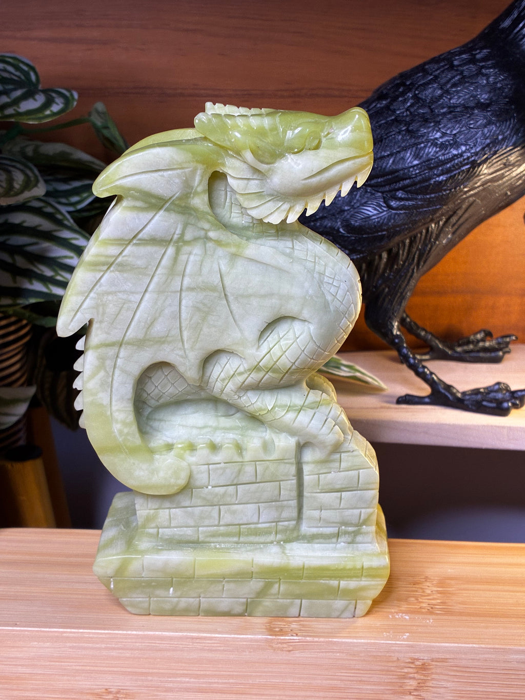 New Jade Dragon Carving