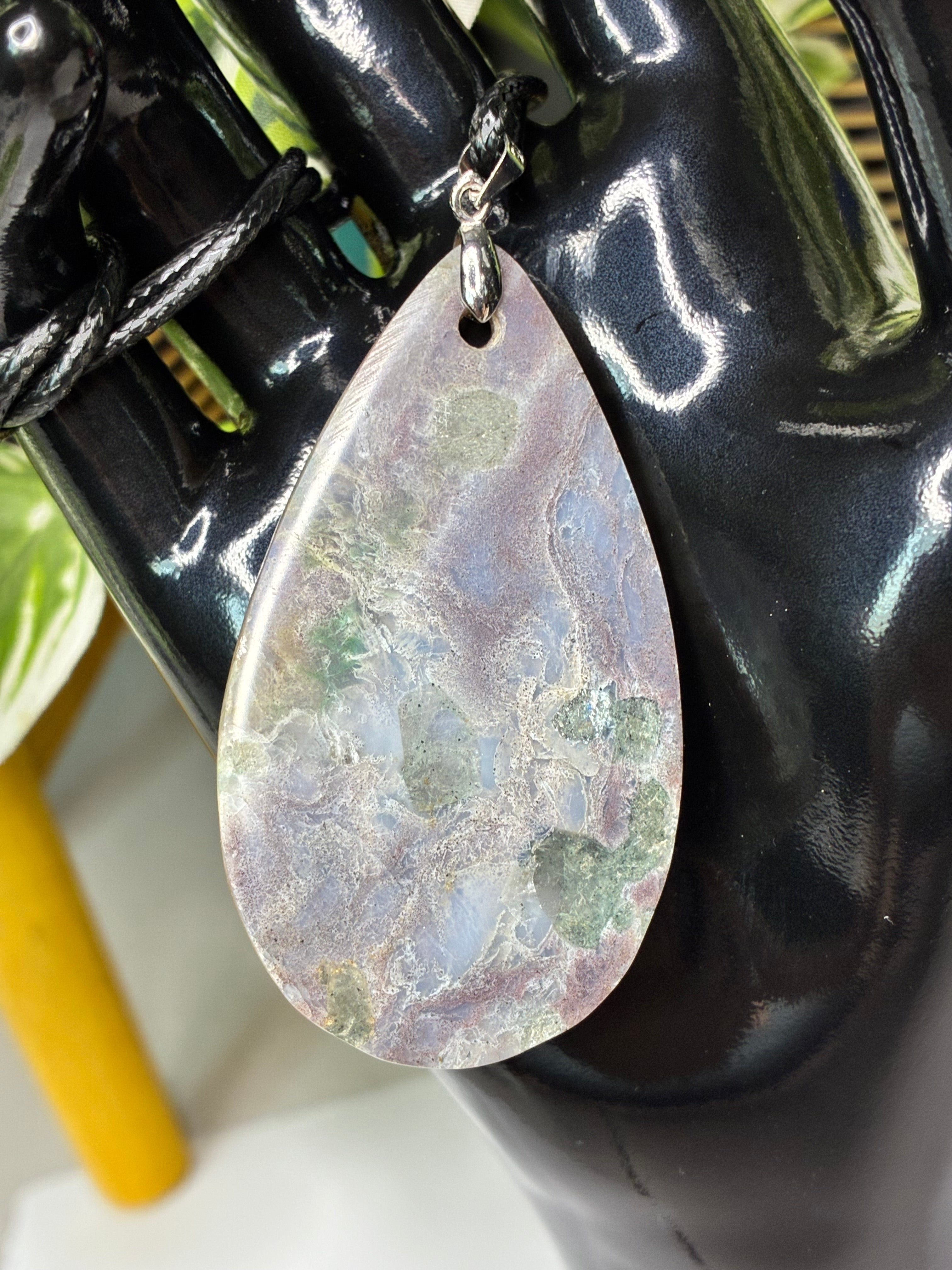 Purple Moss Agate Pendant