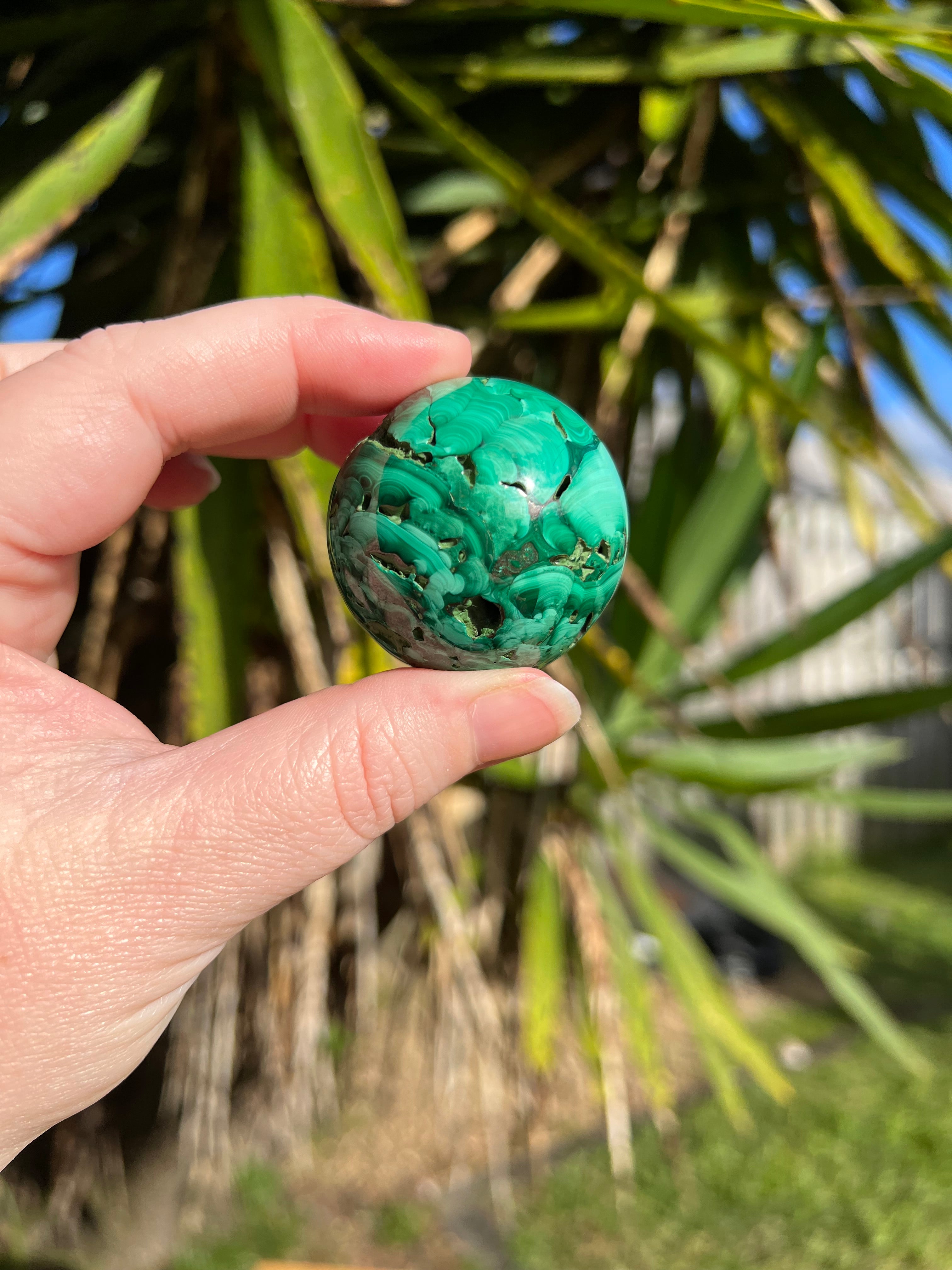 Malachite Sphere 1