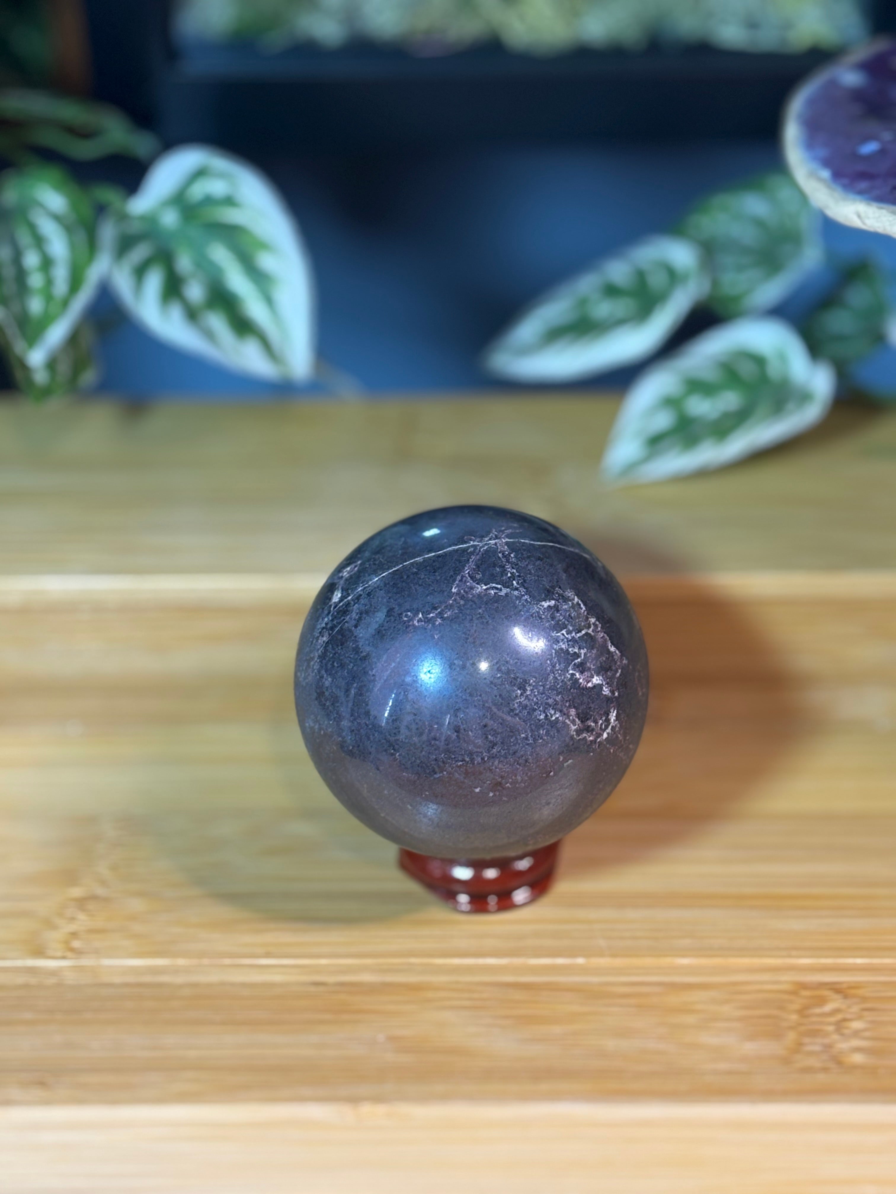 Hematite Sphere w/Inclusions 2