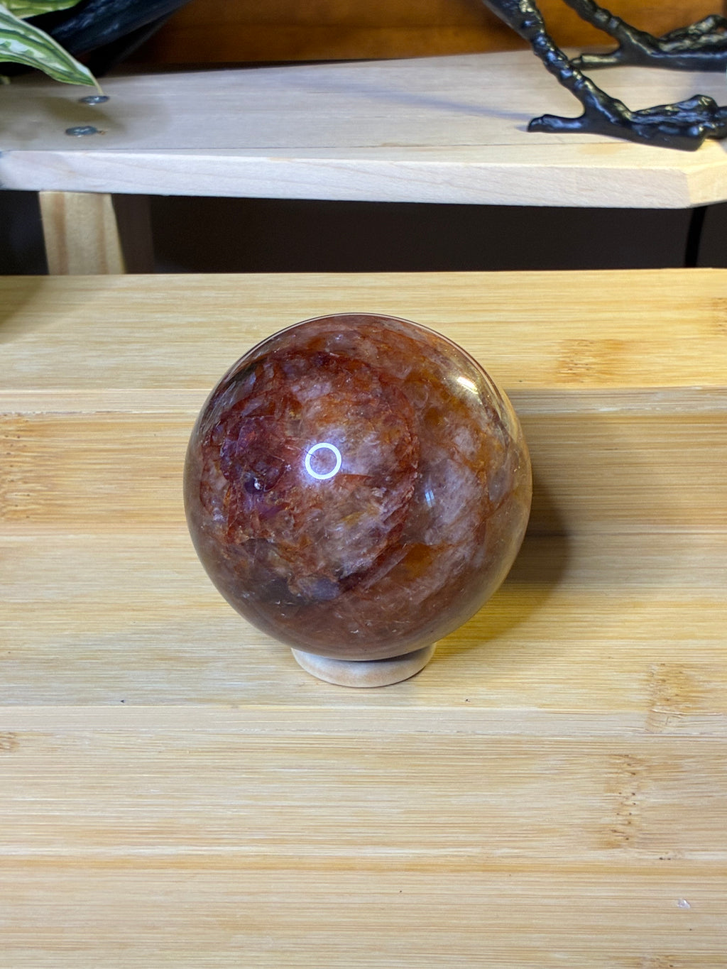 Fire Quartz Sphere