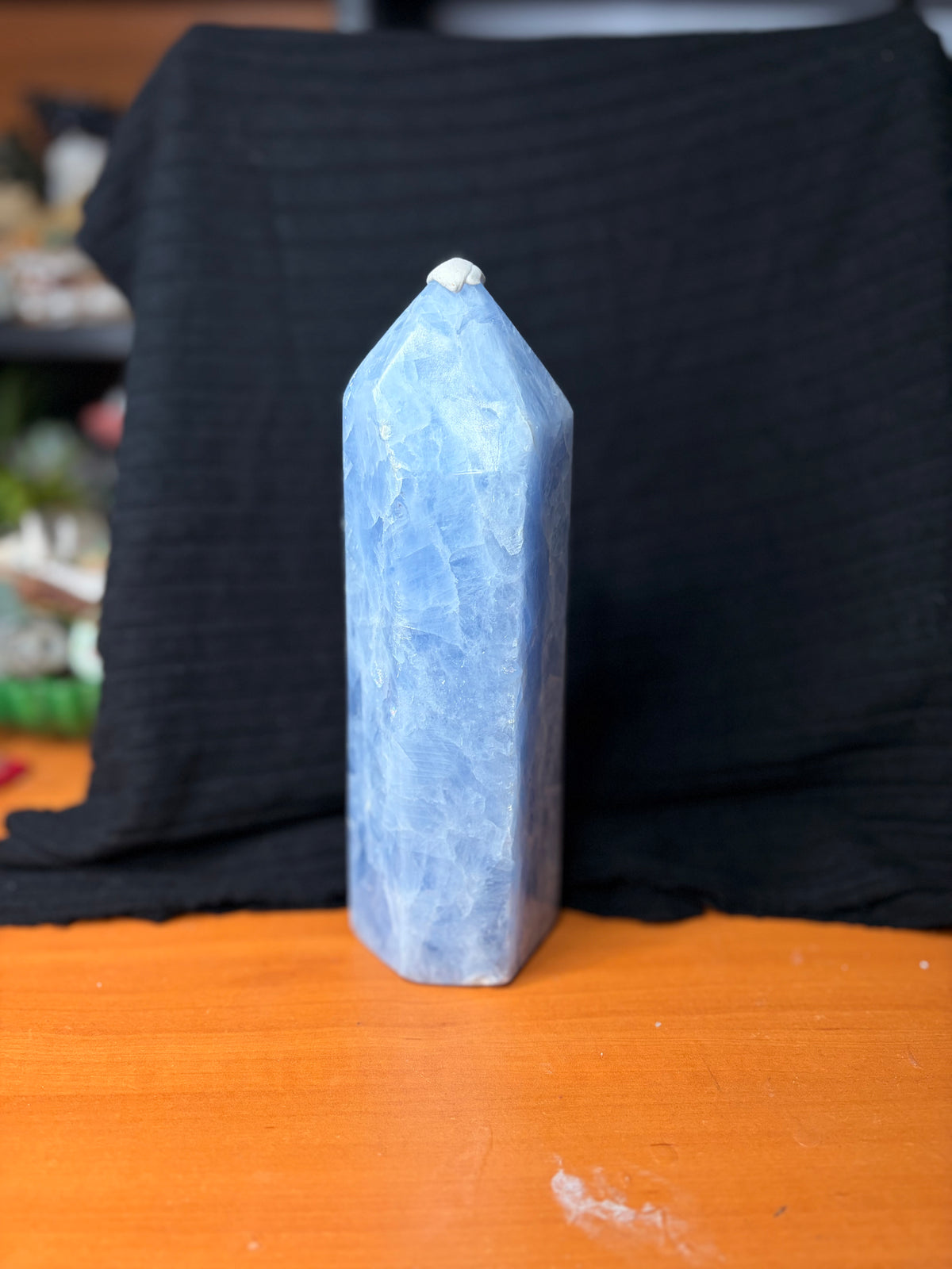 Blue Calcite Tower