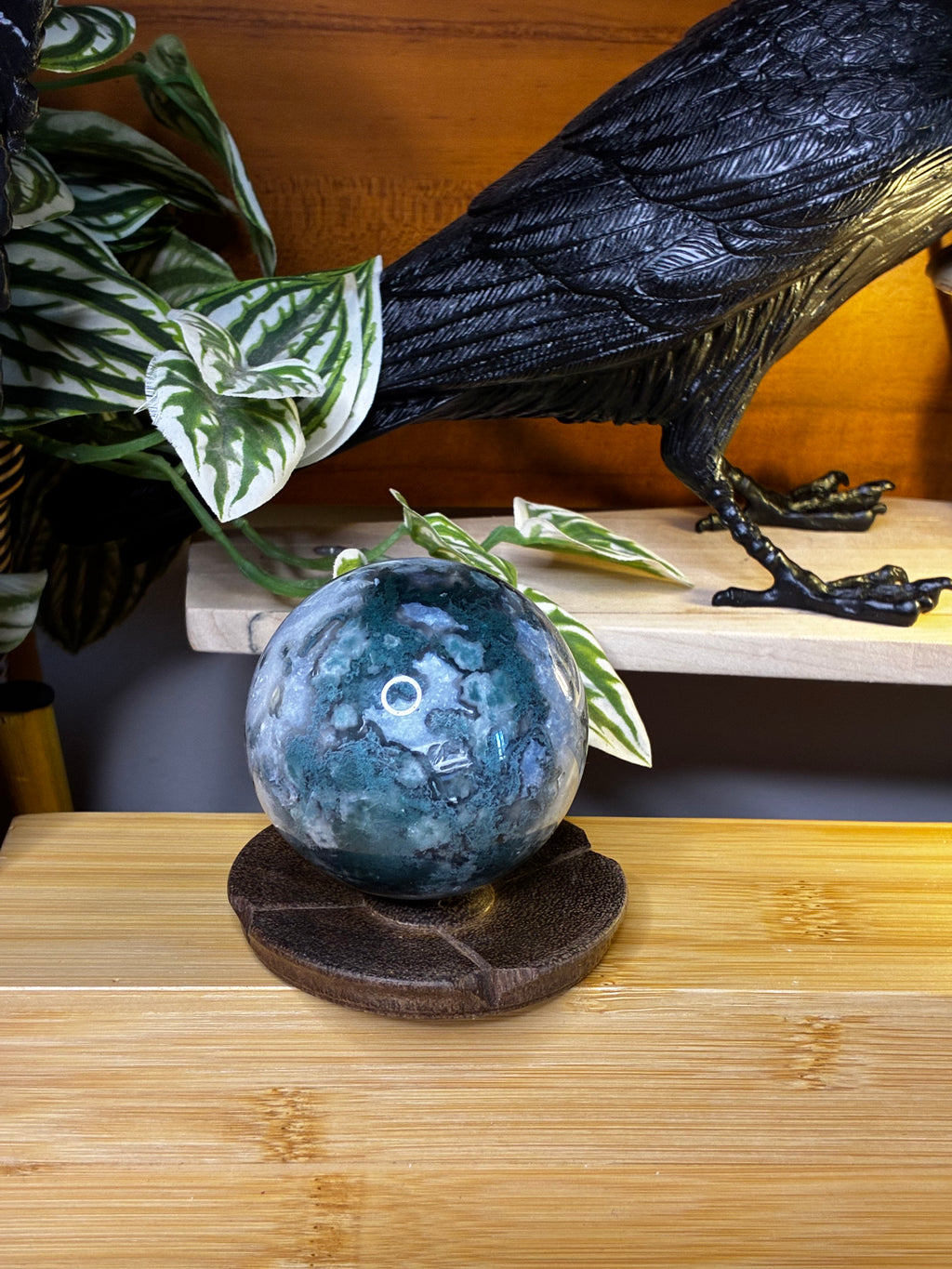Moss Agate Sphere