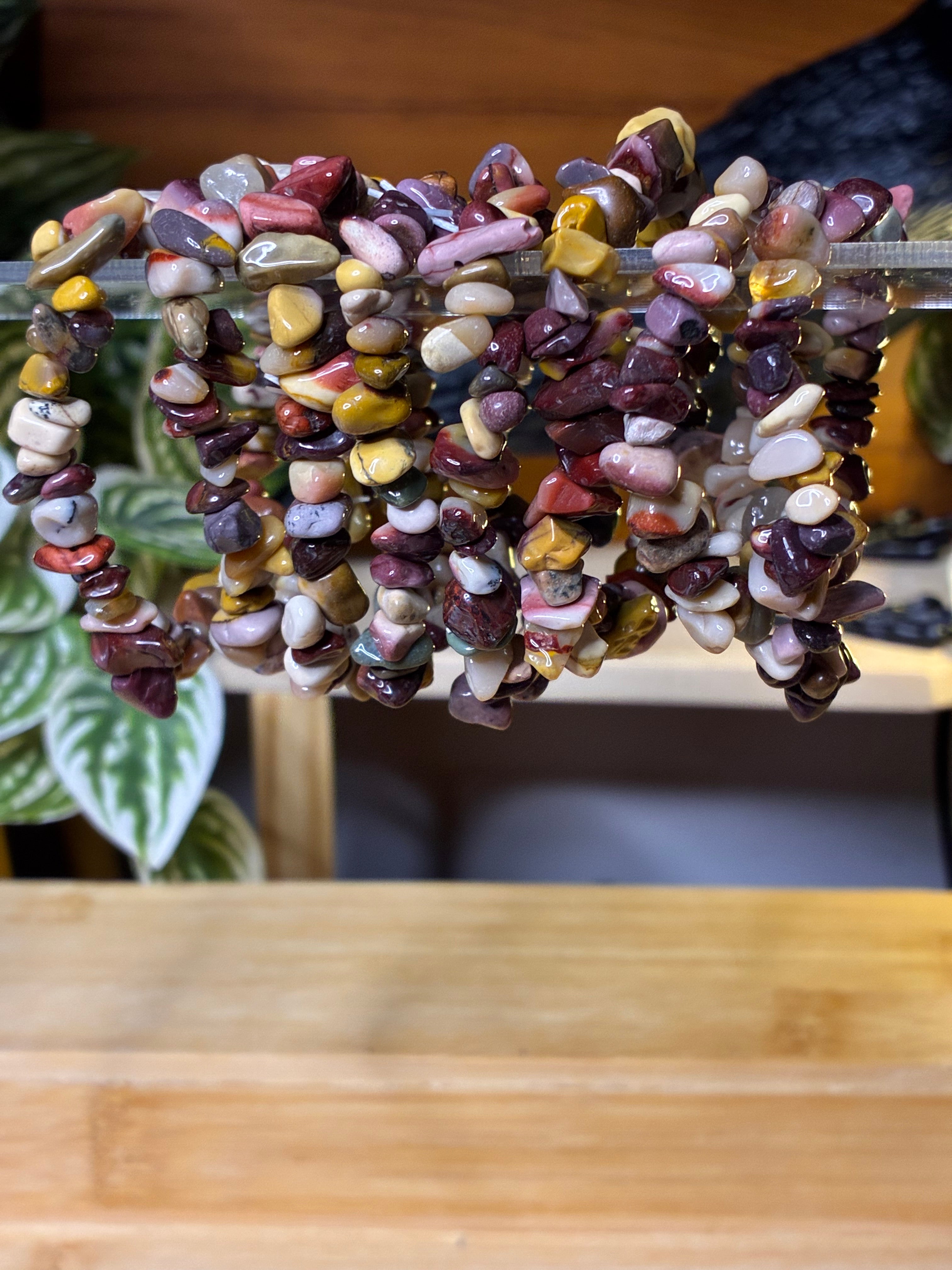 Mookaite Chip Bracelets