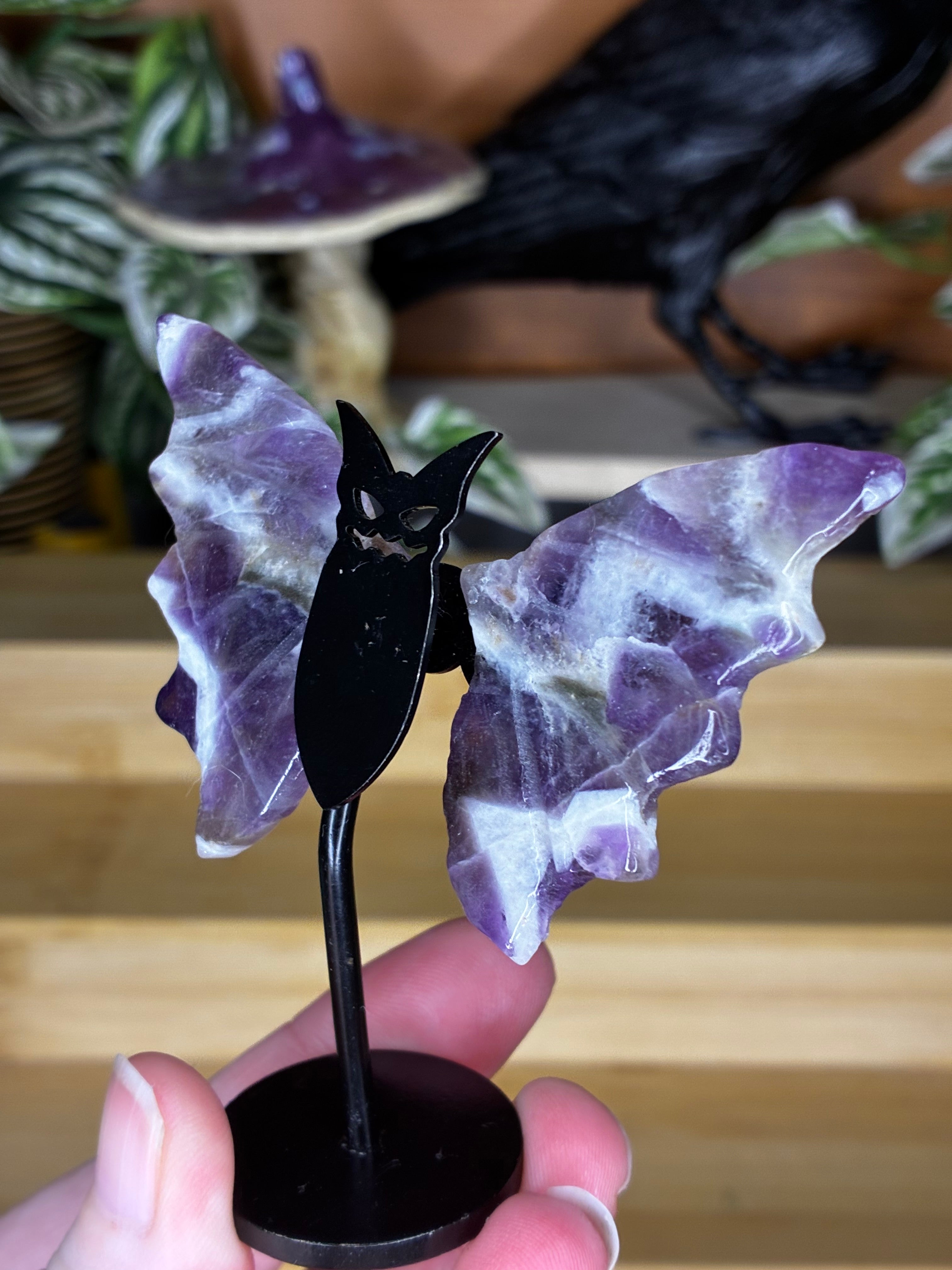 Dream Amethyst Bat Wings