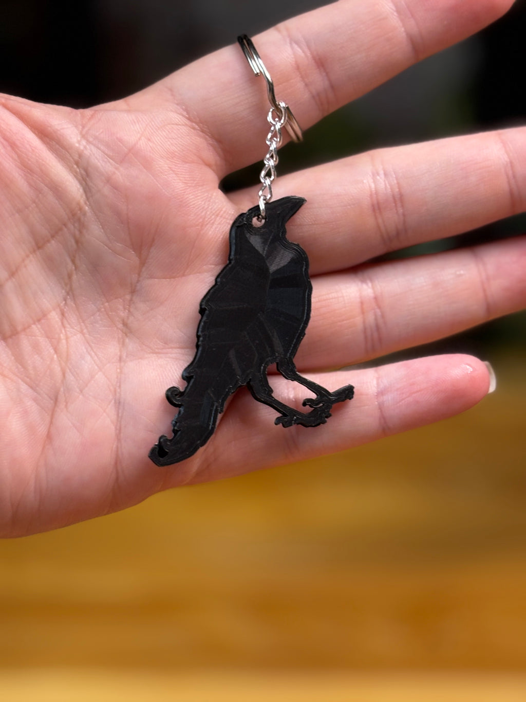 Raven Keychain