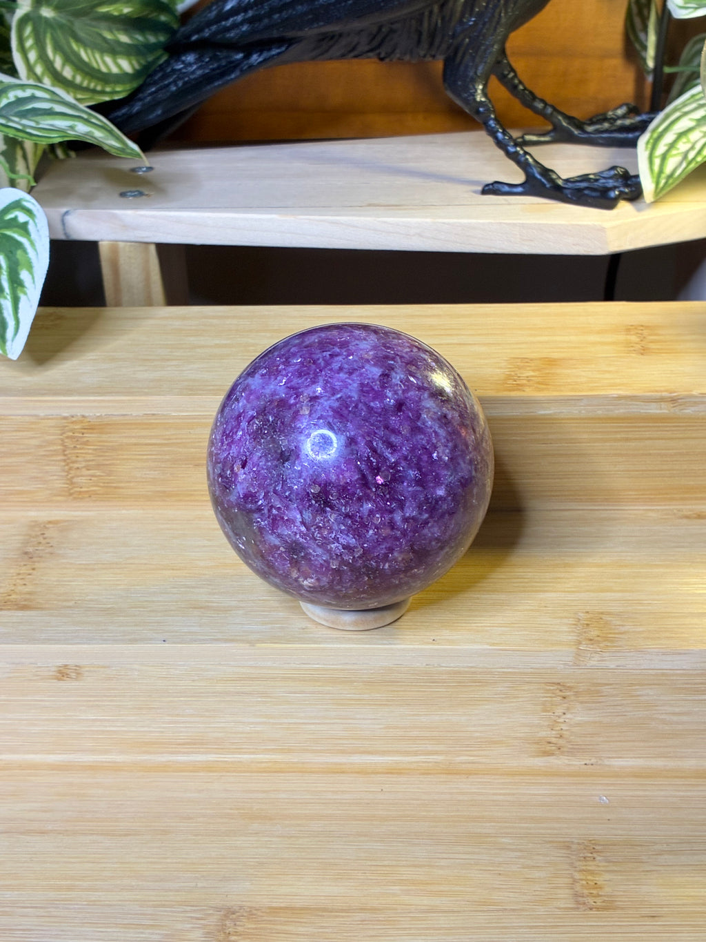 Lepidolite Sphere