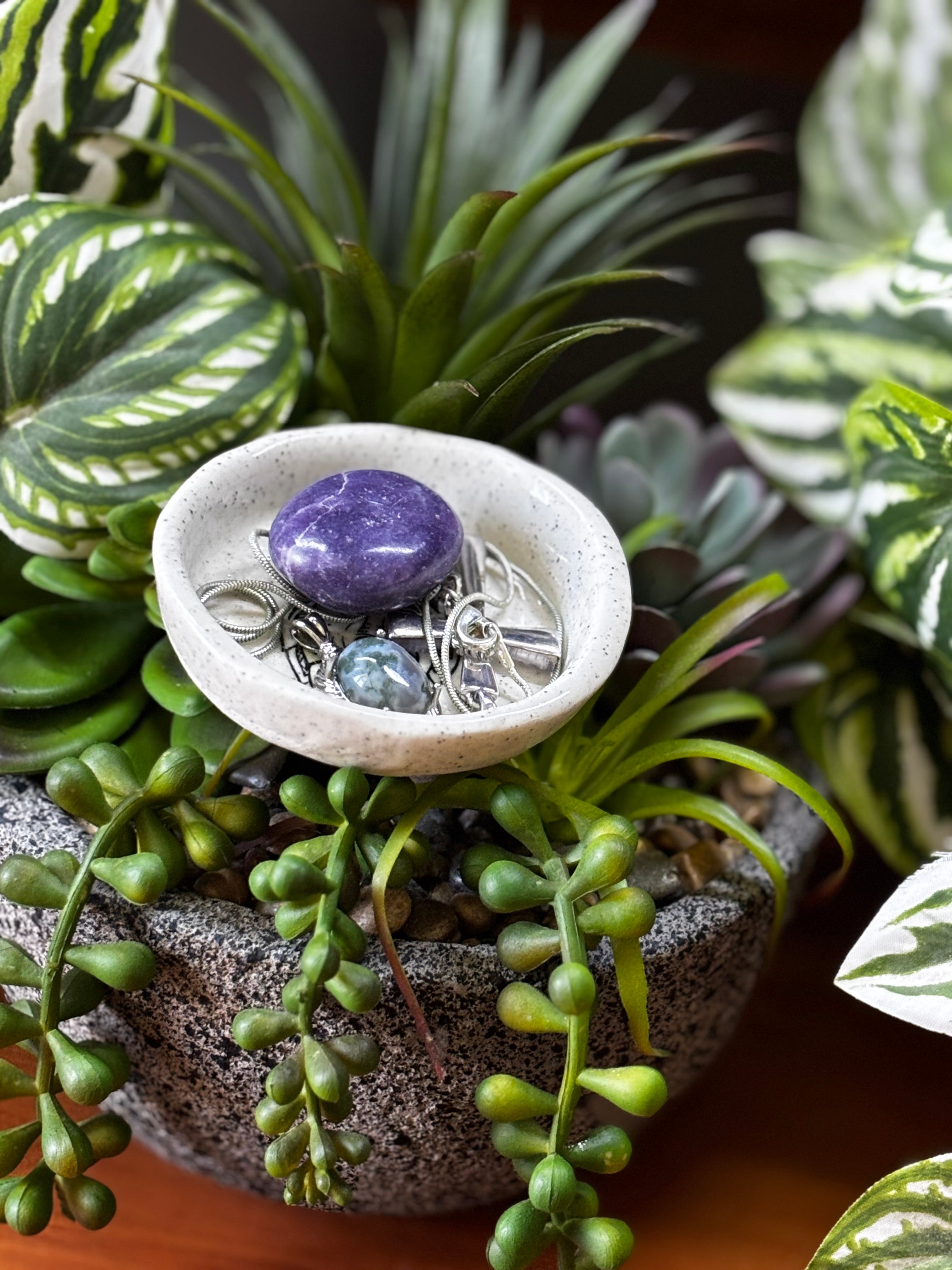 Wolf Mandala Trinket Dish