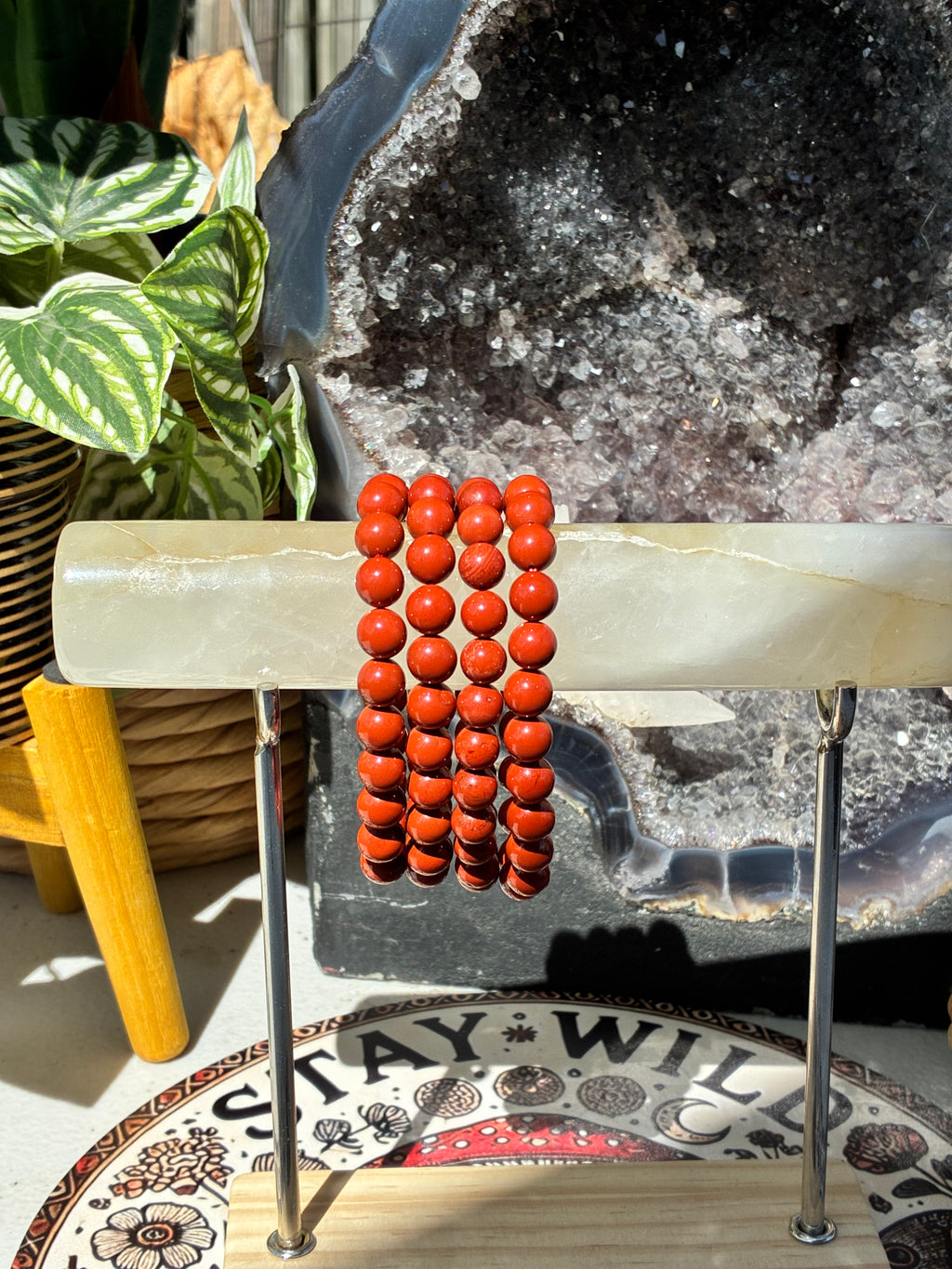 8mm Red Jasper Bracelet