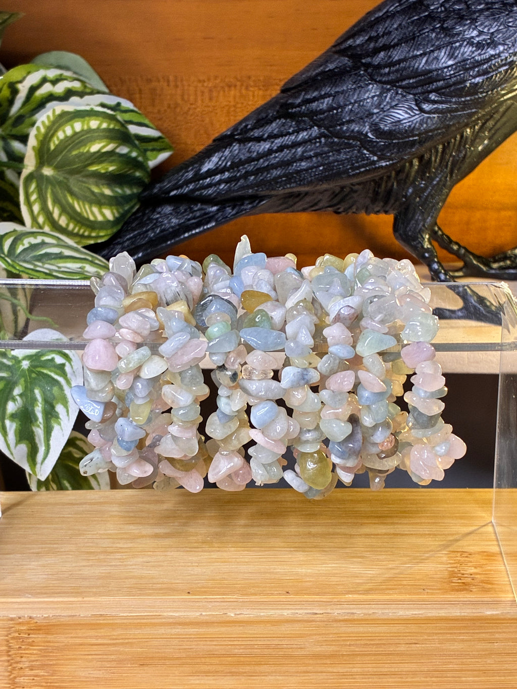 Morganite Chip Bracelets