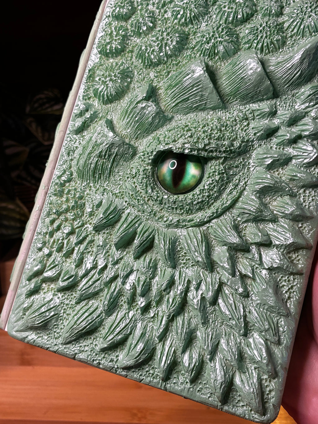 🐉 Verdant Dragon Scale Hardcover Notebook