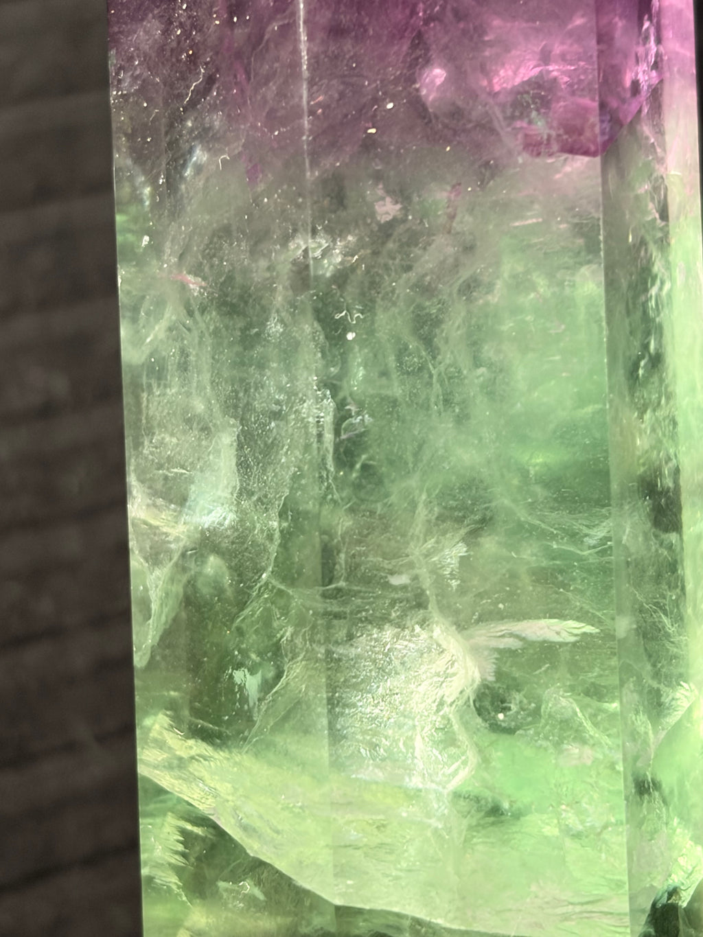 Watermelon Fluorite Tower