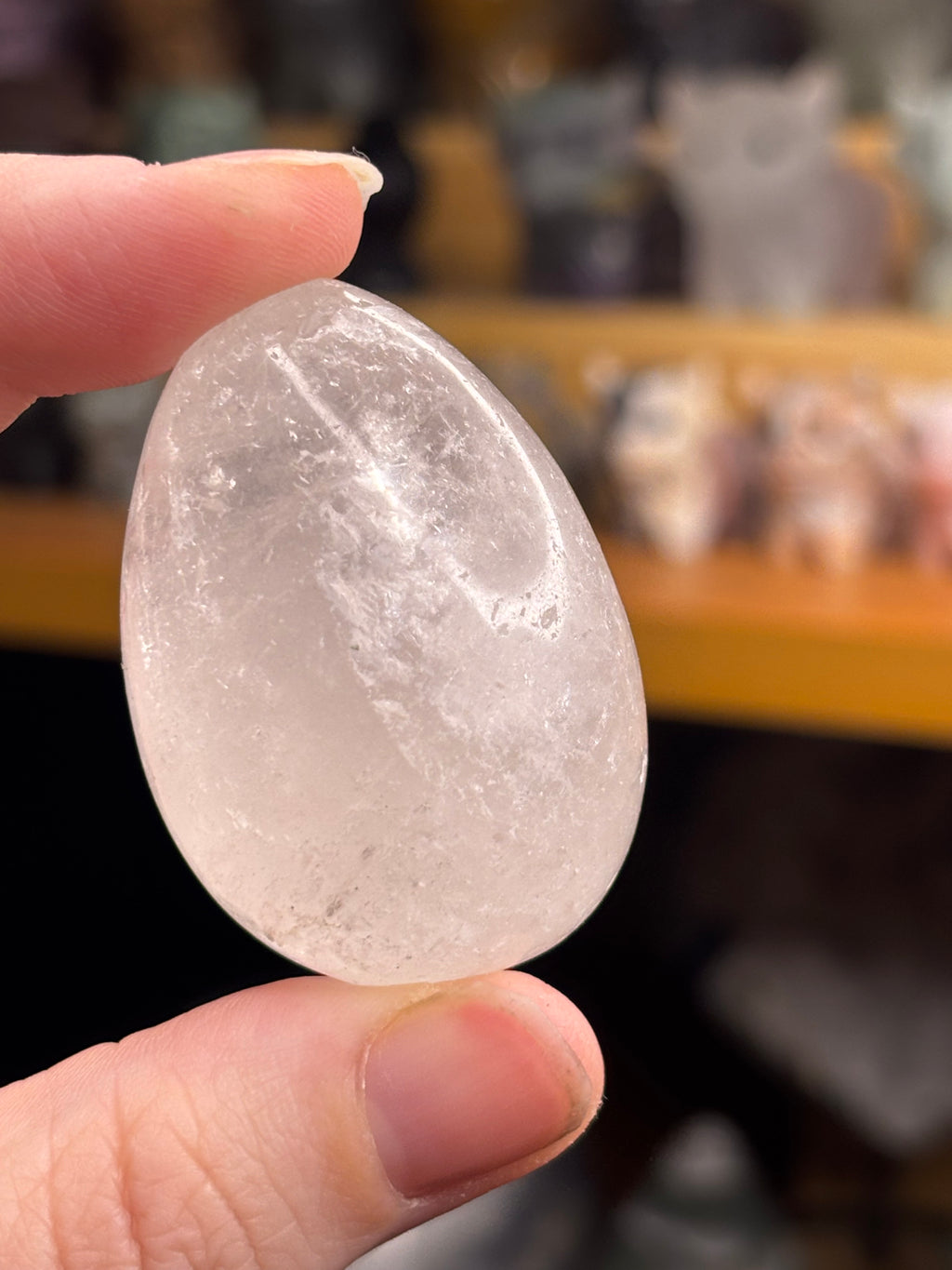 Clear Quartz Eggs