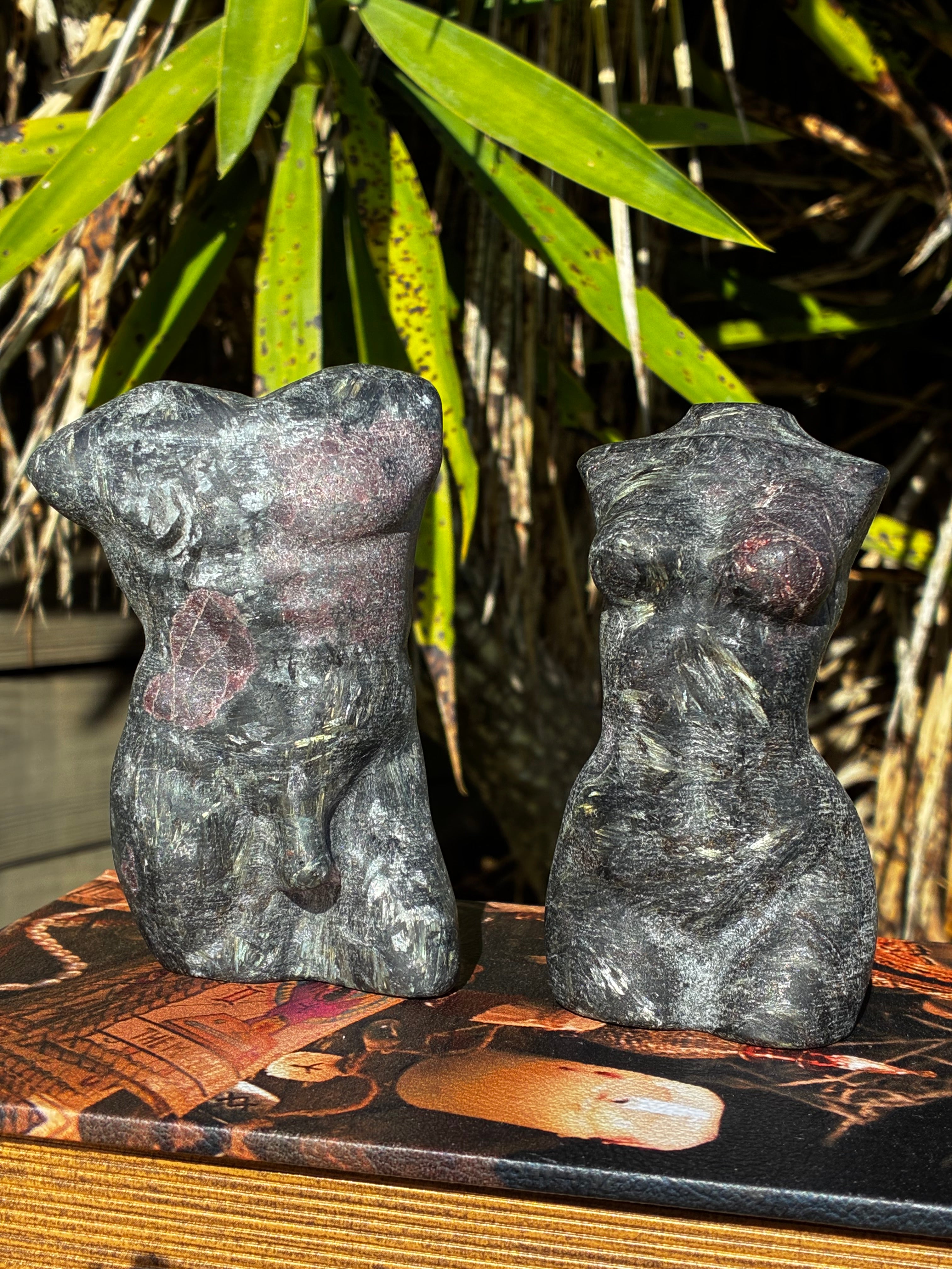Garnet Divine Union Bodies – Masculine & Feminine Pair