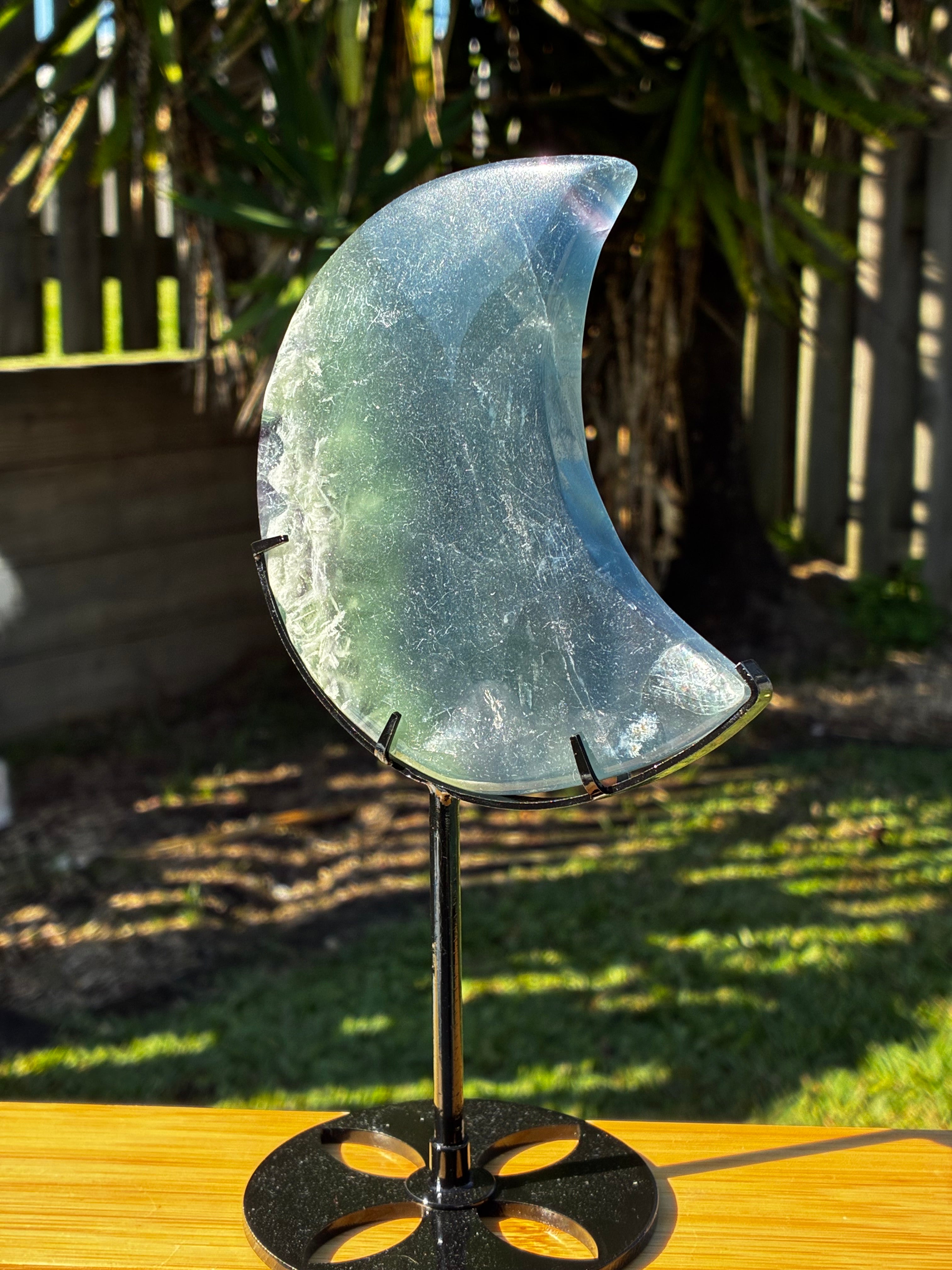 Blue Fluorite Moon