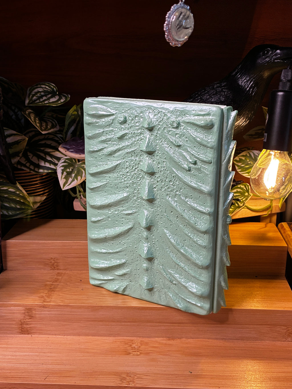 🐉 Verdant Dragon Scale Hardcover Notebook
