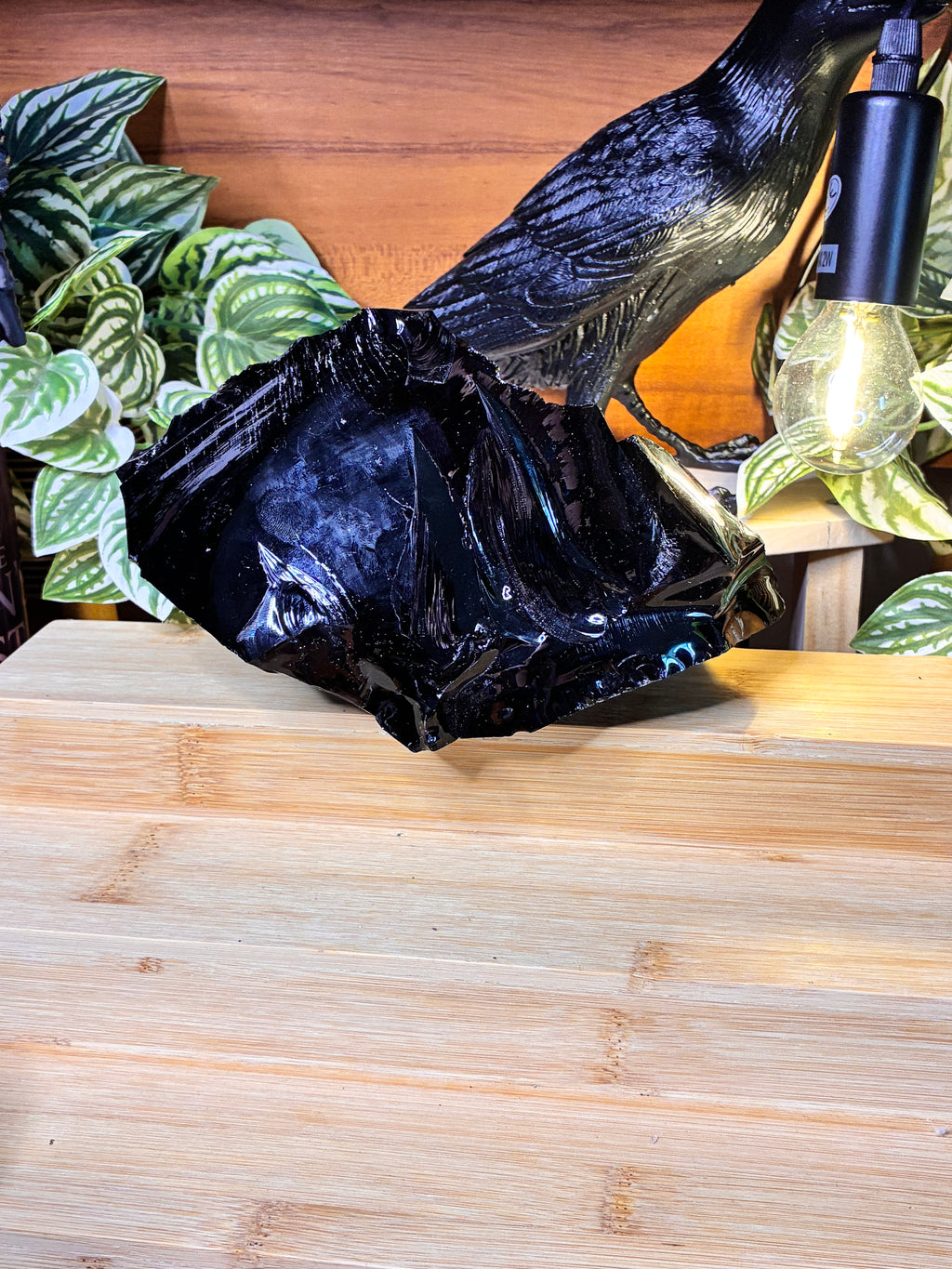 Raw Black Obsidian Chunk