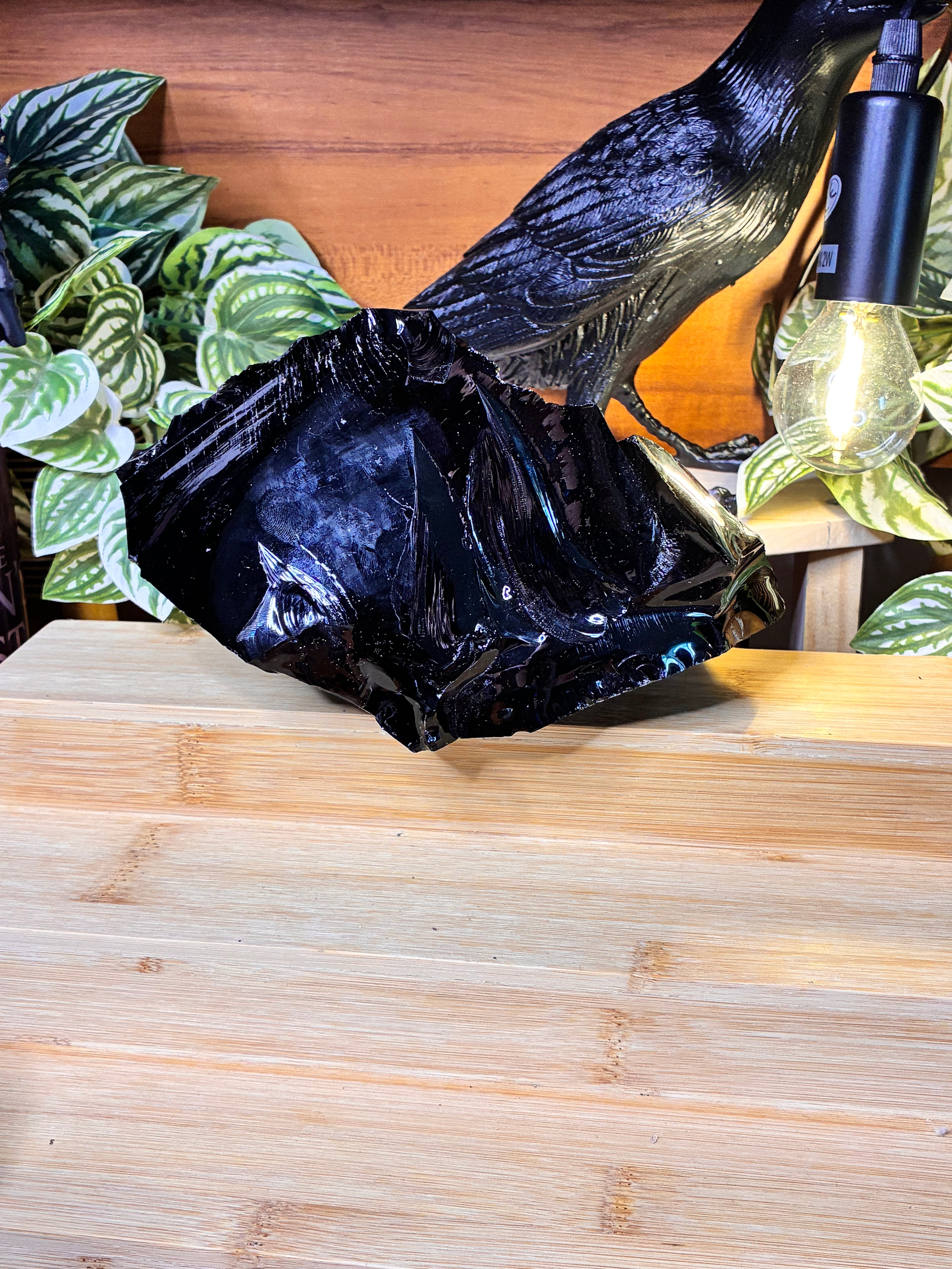 Raw Black Obsidian Chunk