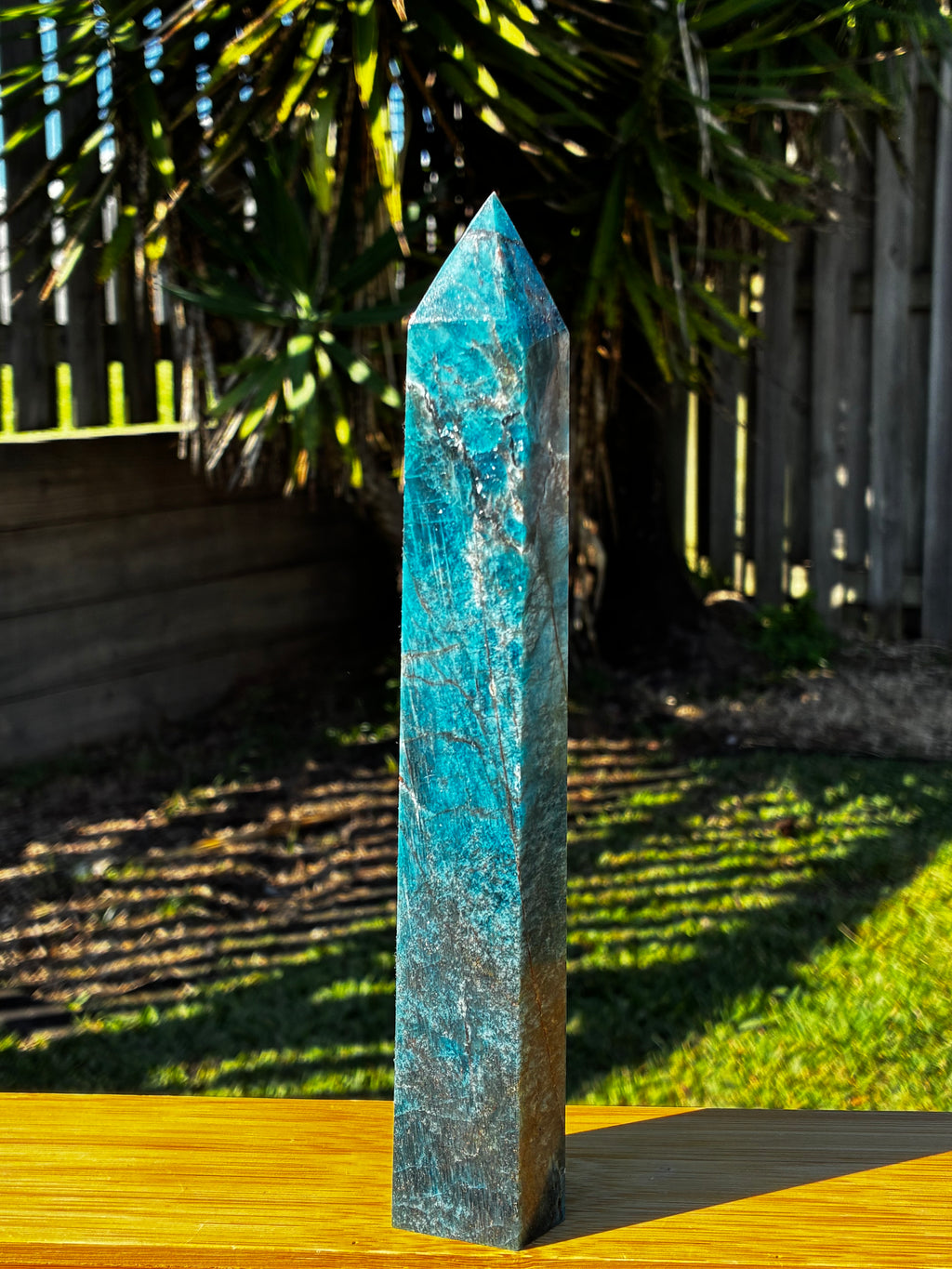Blue Apatite Tower