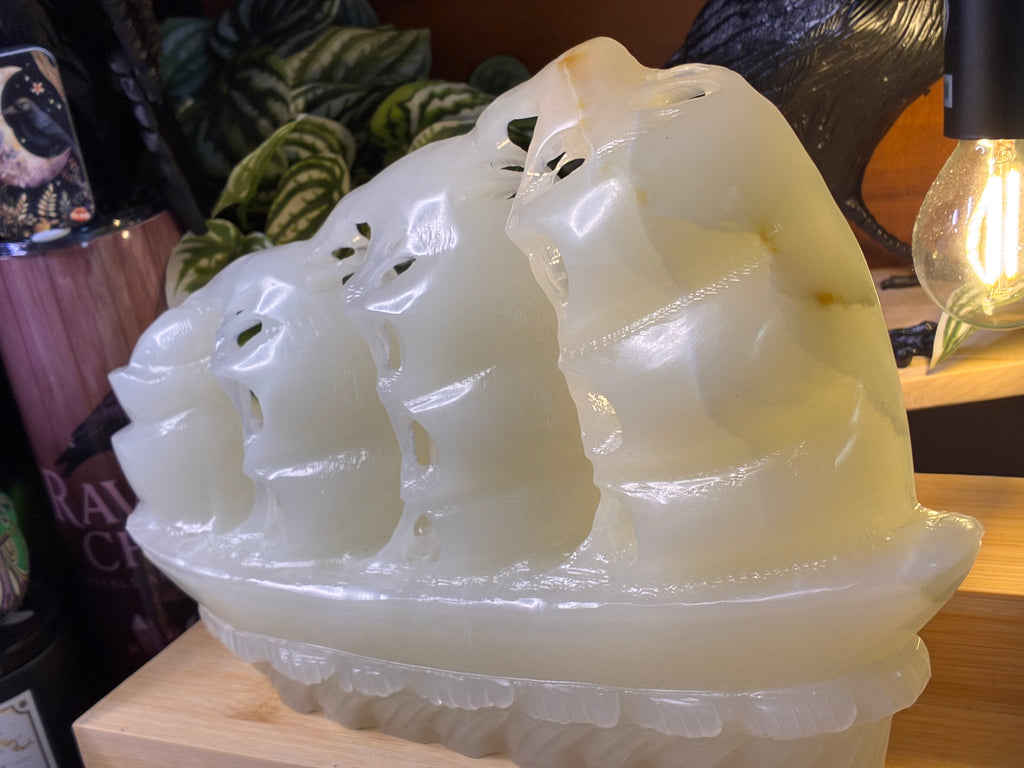 Afghan Jade Ship Carving