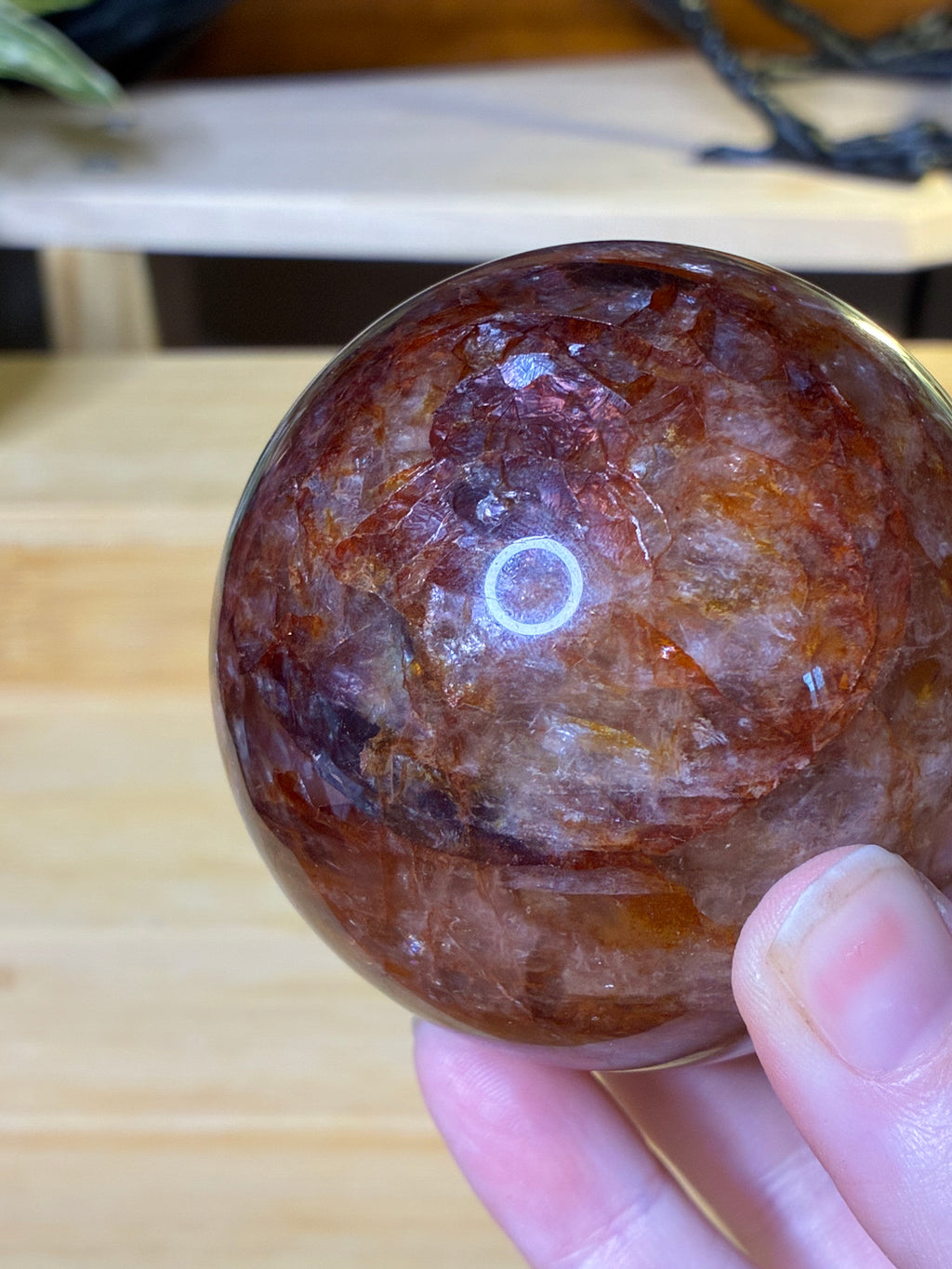 Fire Quartz Sphere