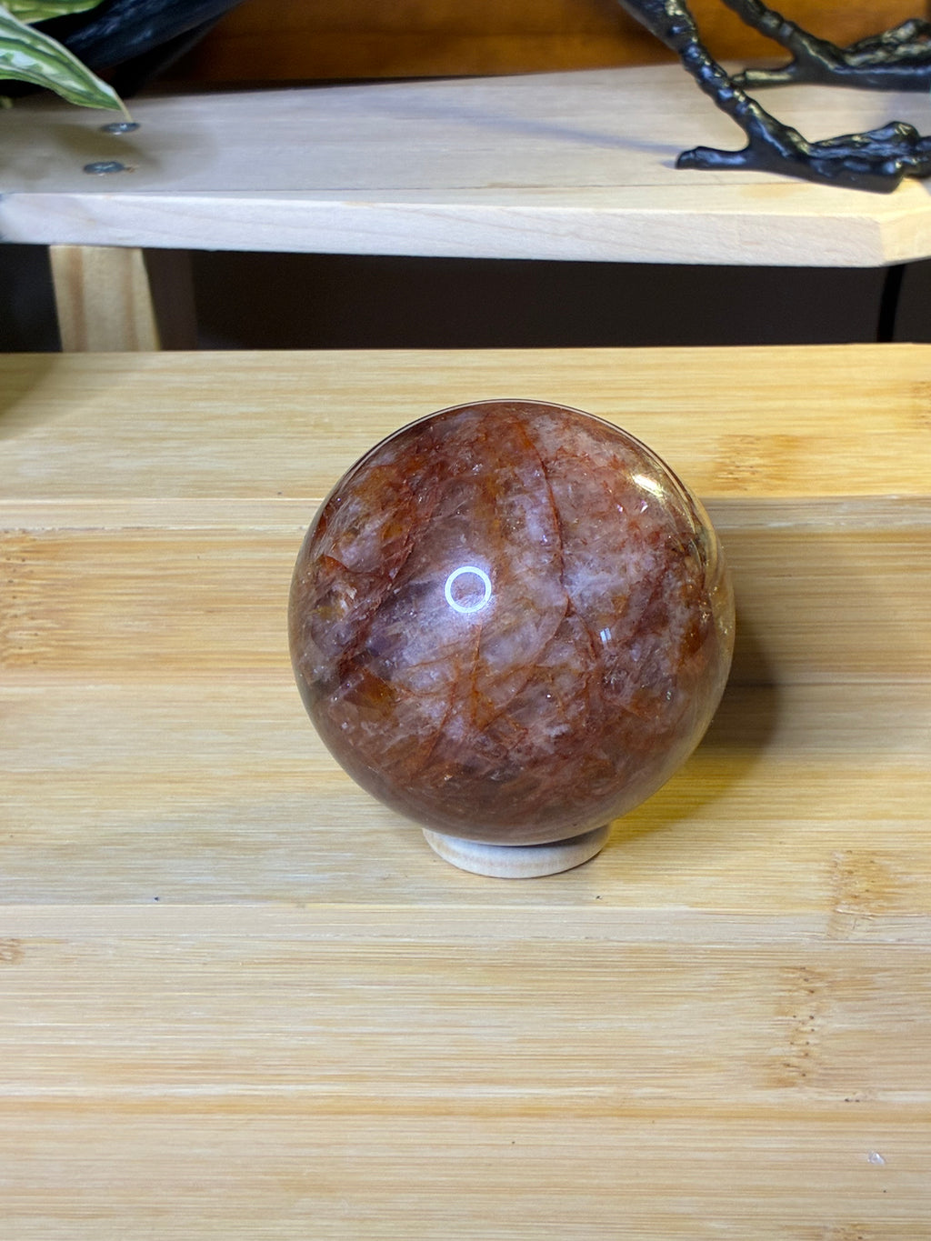 Fire Quartz Sphere