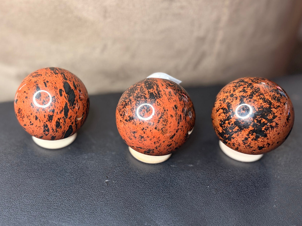 Mahogany Obsidian Sphere