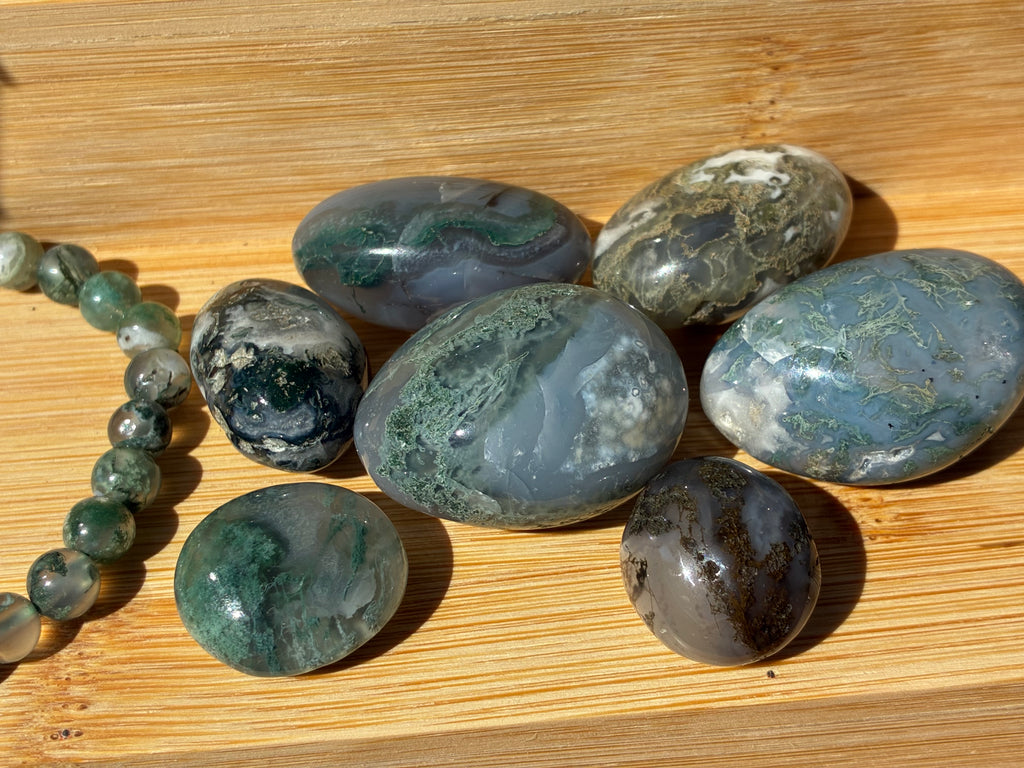 Moss Agate Grounding Pack