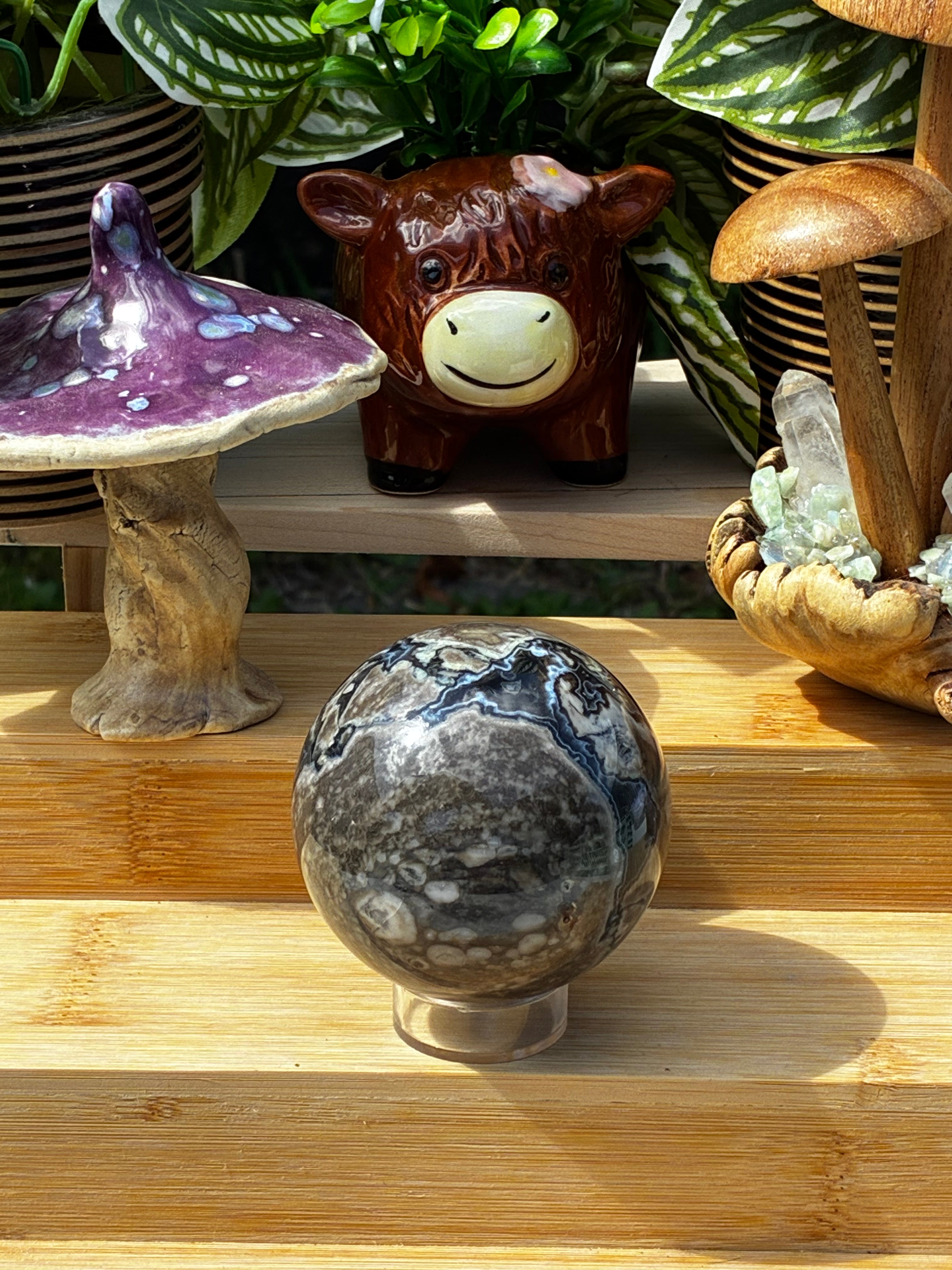 Volcano Agate Sphere 8