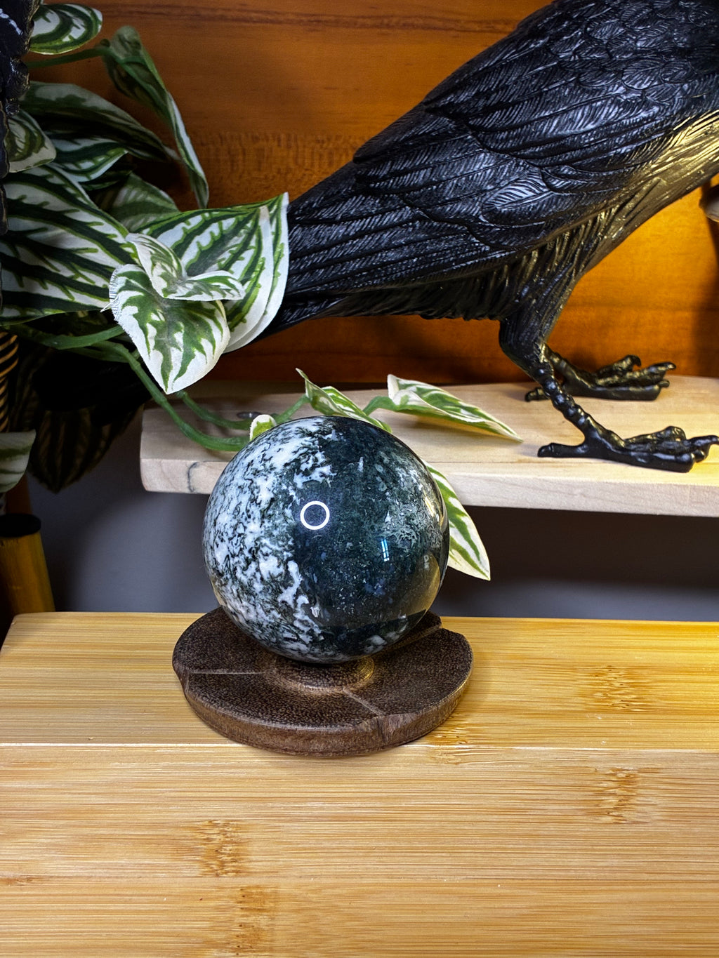 Moss Agate Sphere