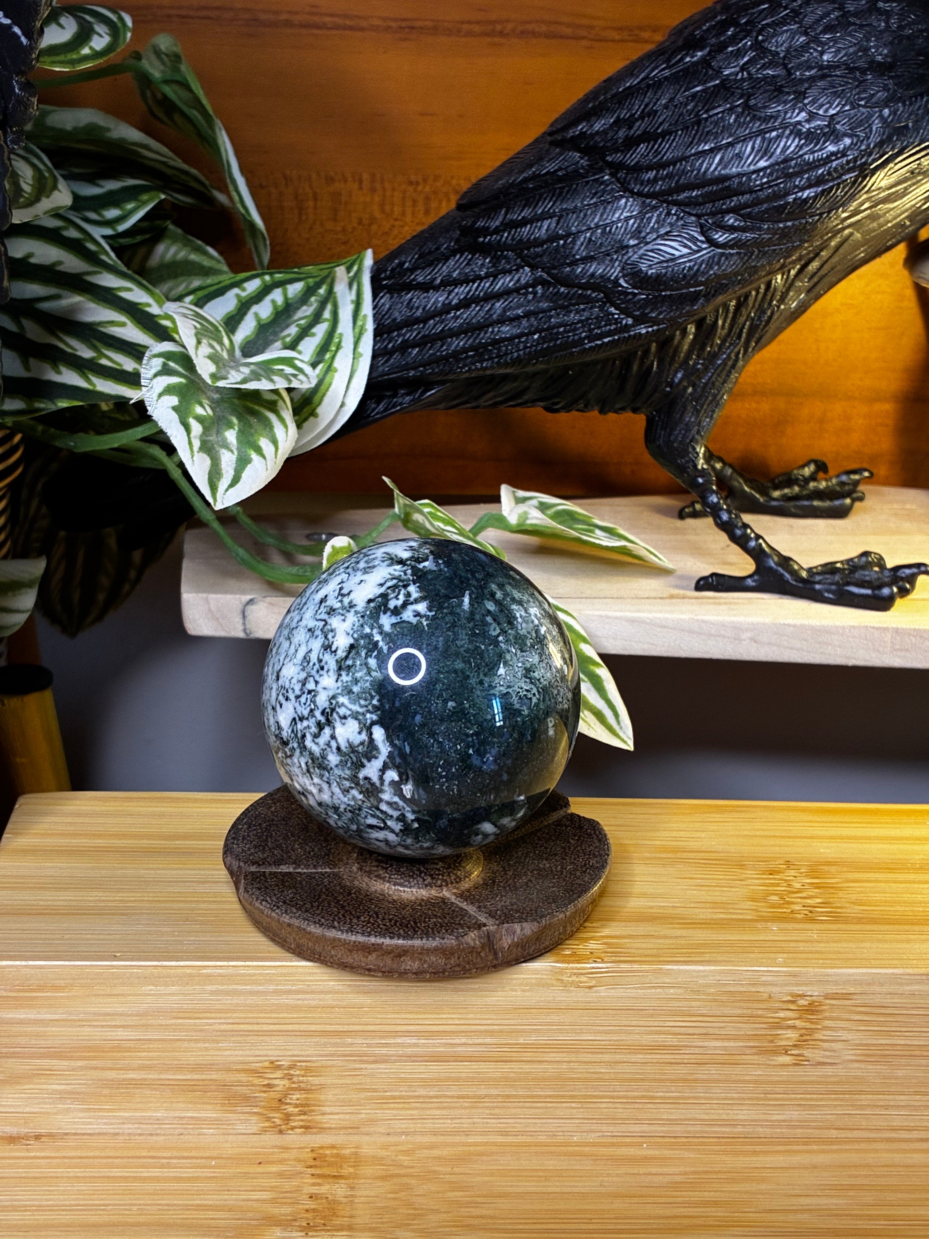 Moss Agate Sphere