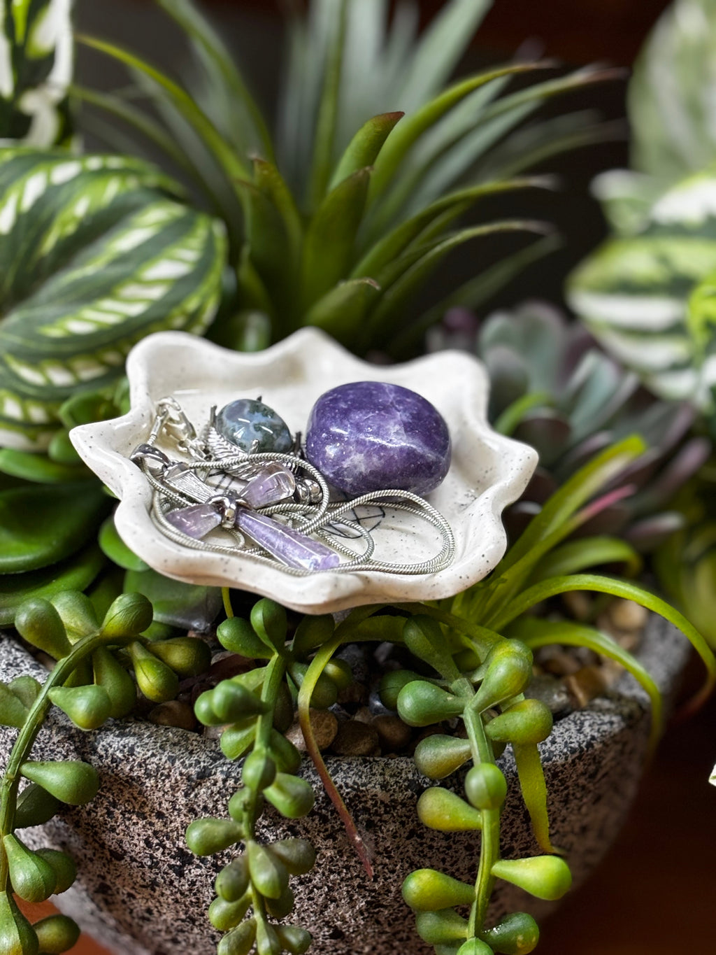 Crystal Cluster Trinket Dish