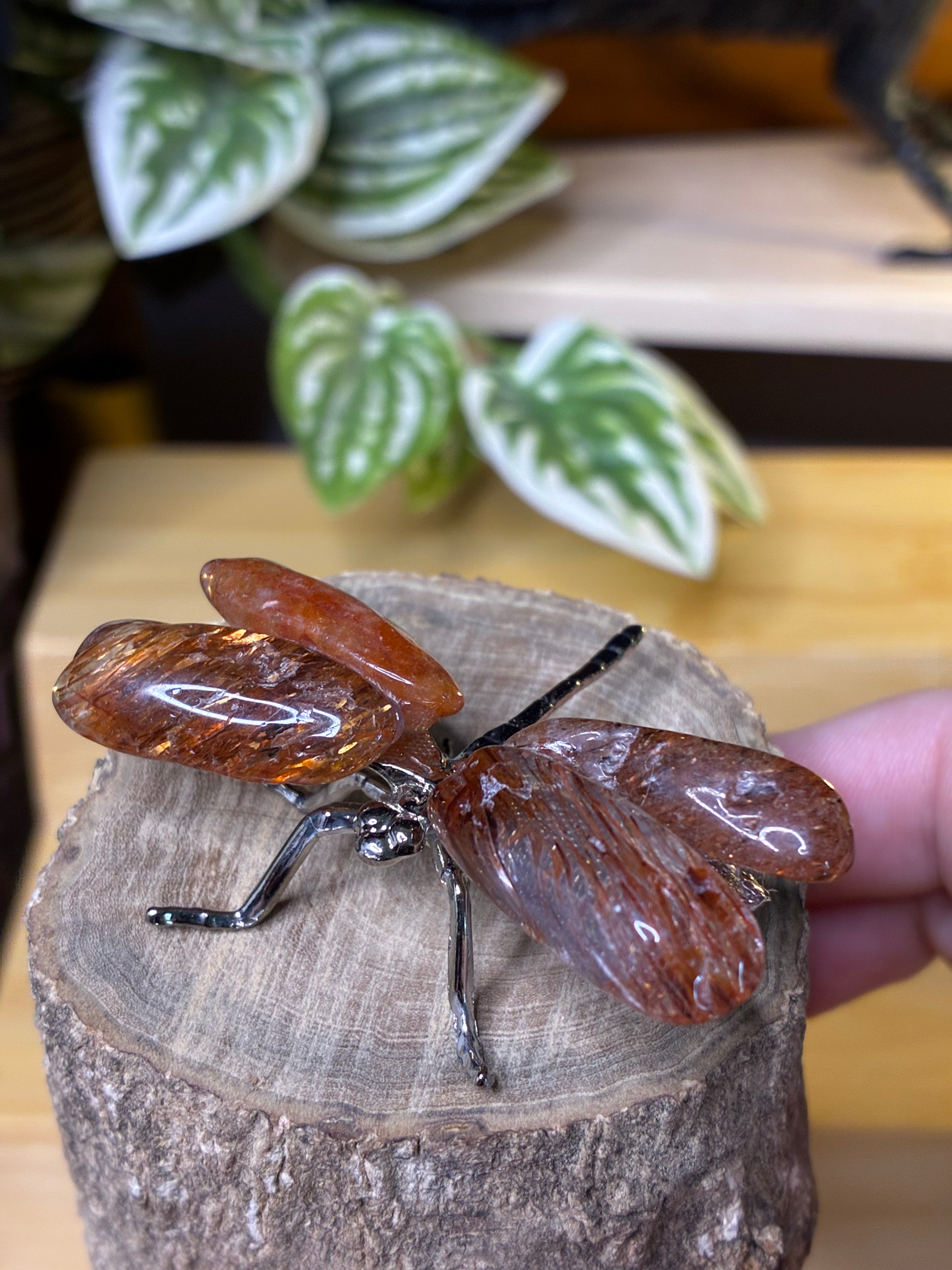 Copper Rutile Dragonfly