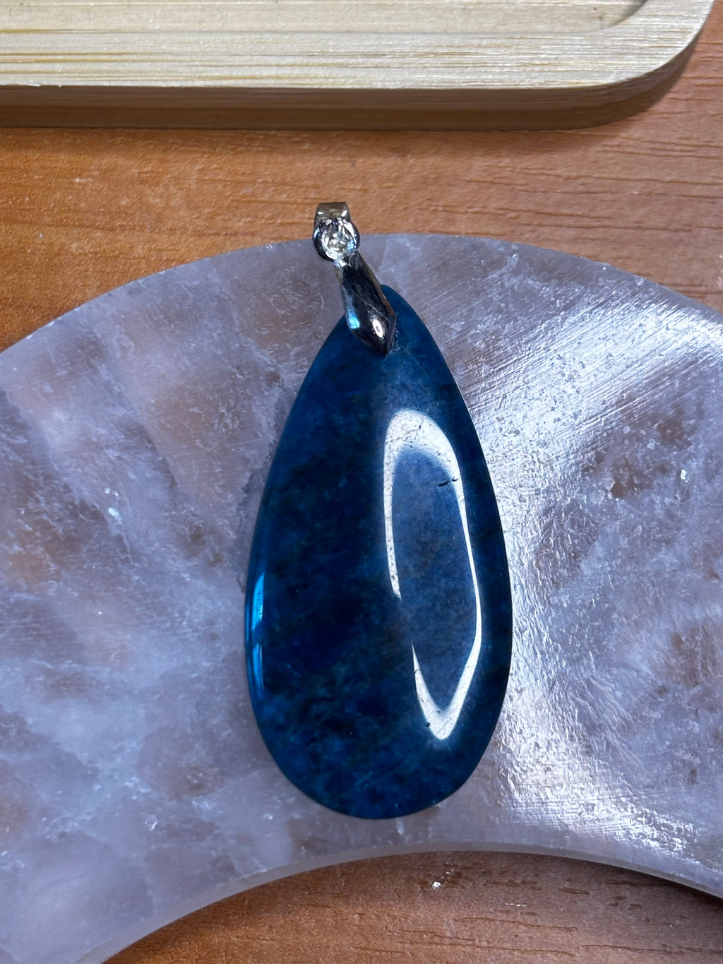 Blue Apatite Pendant 5