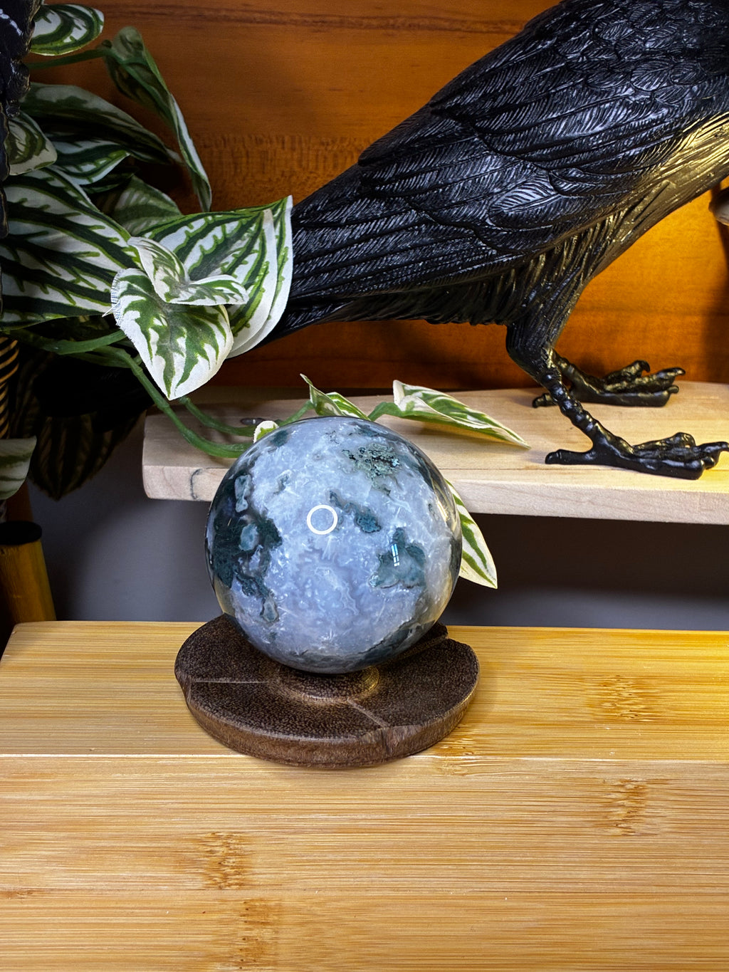 Moss Agate Sphere