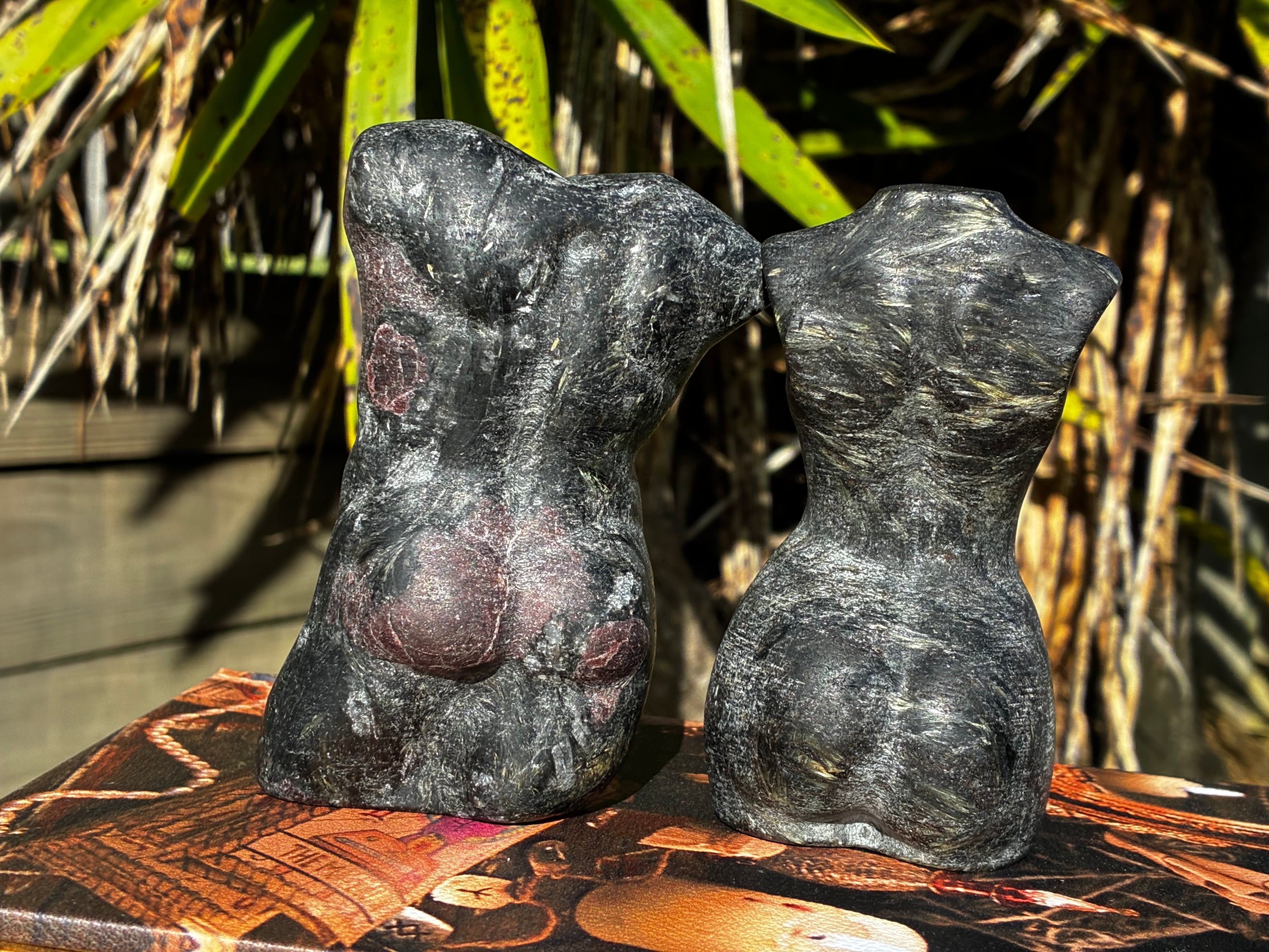Garnet Divine Union Bodies – Masculine & Feminine Pair