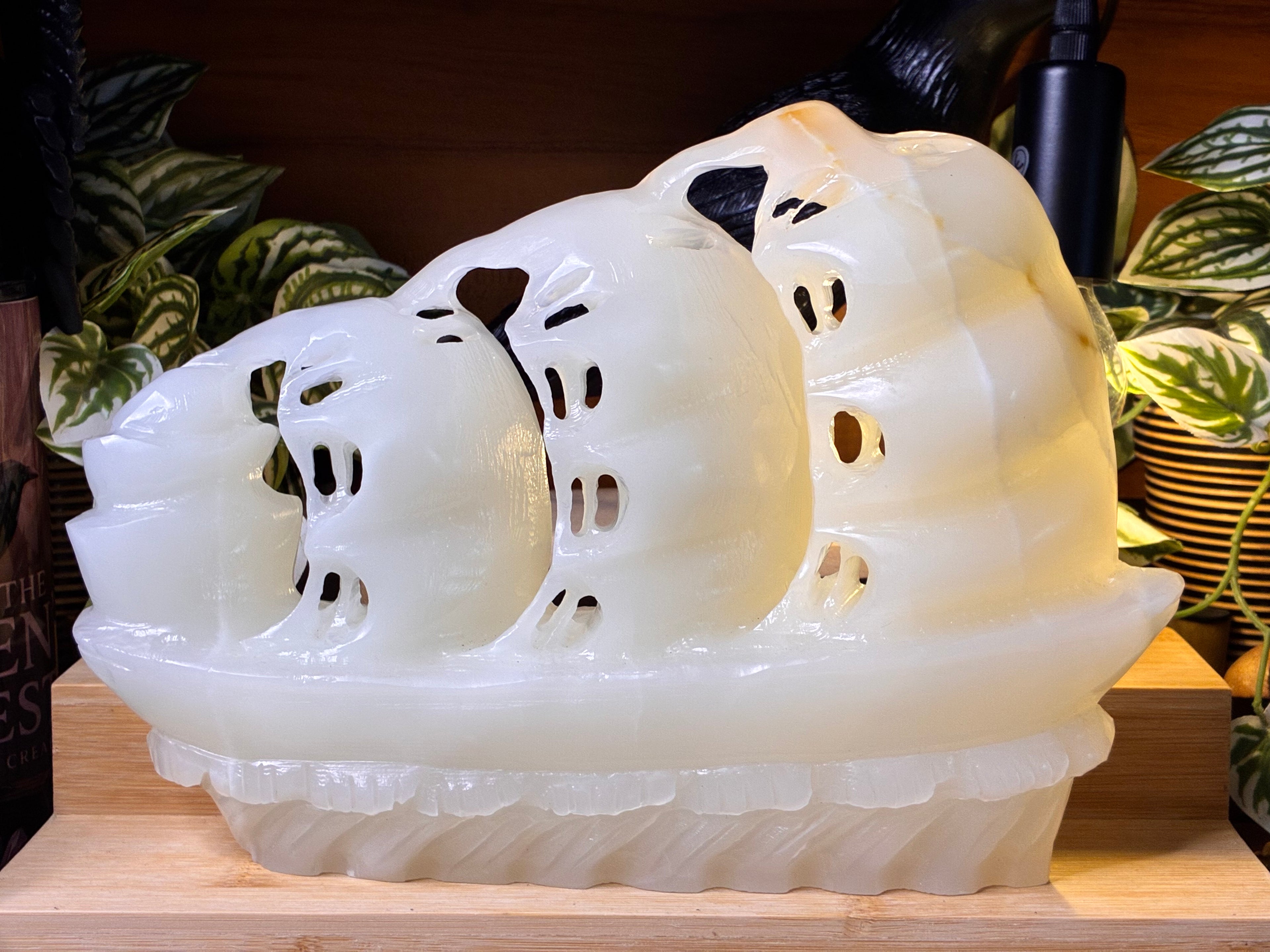 Afghan Jade Ship Carving