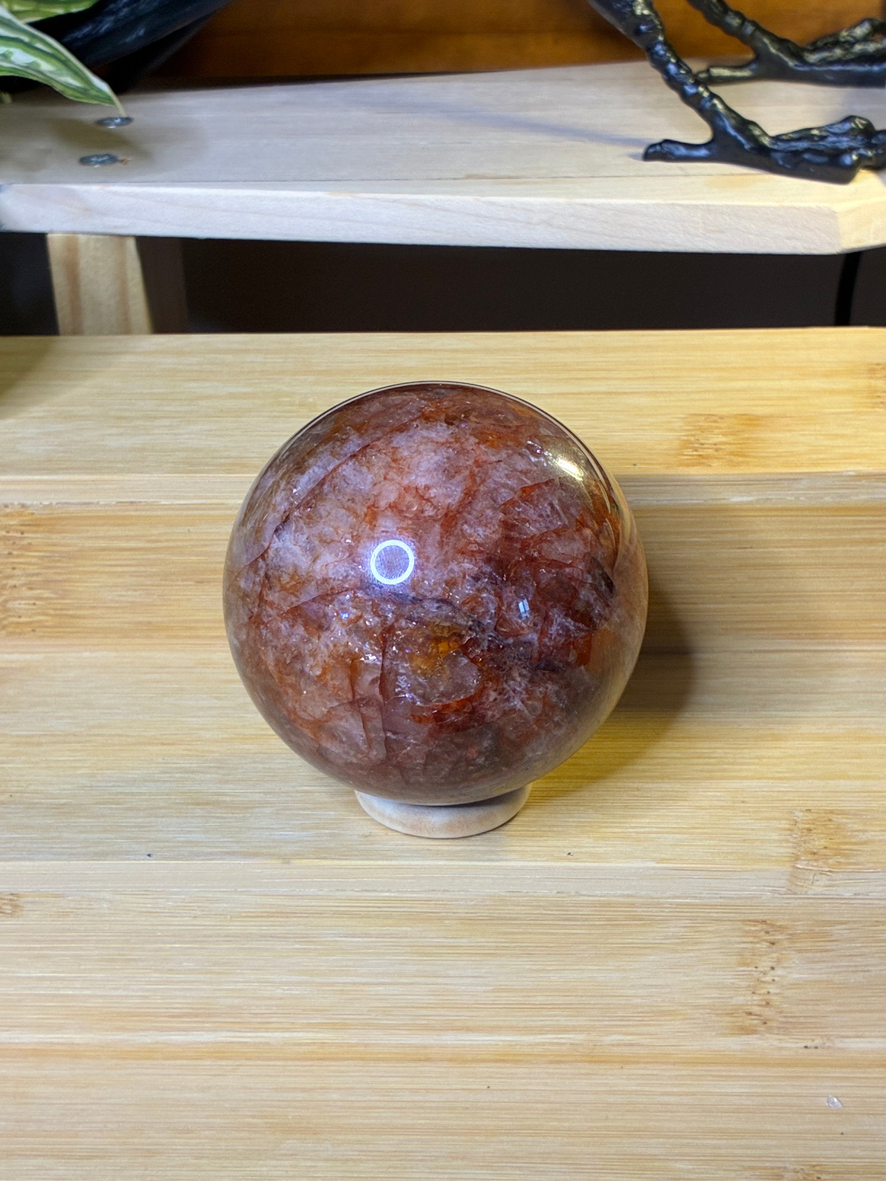 Fire Quartz Sphere