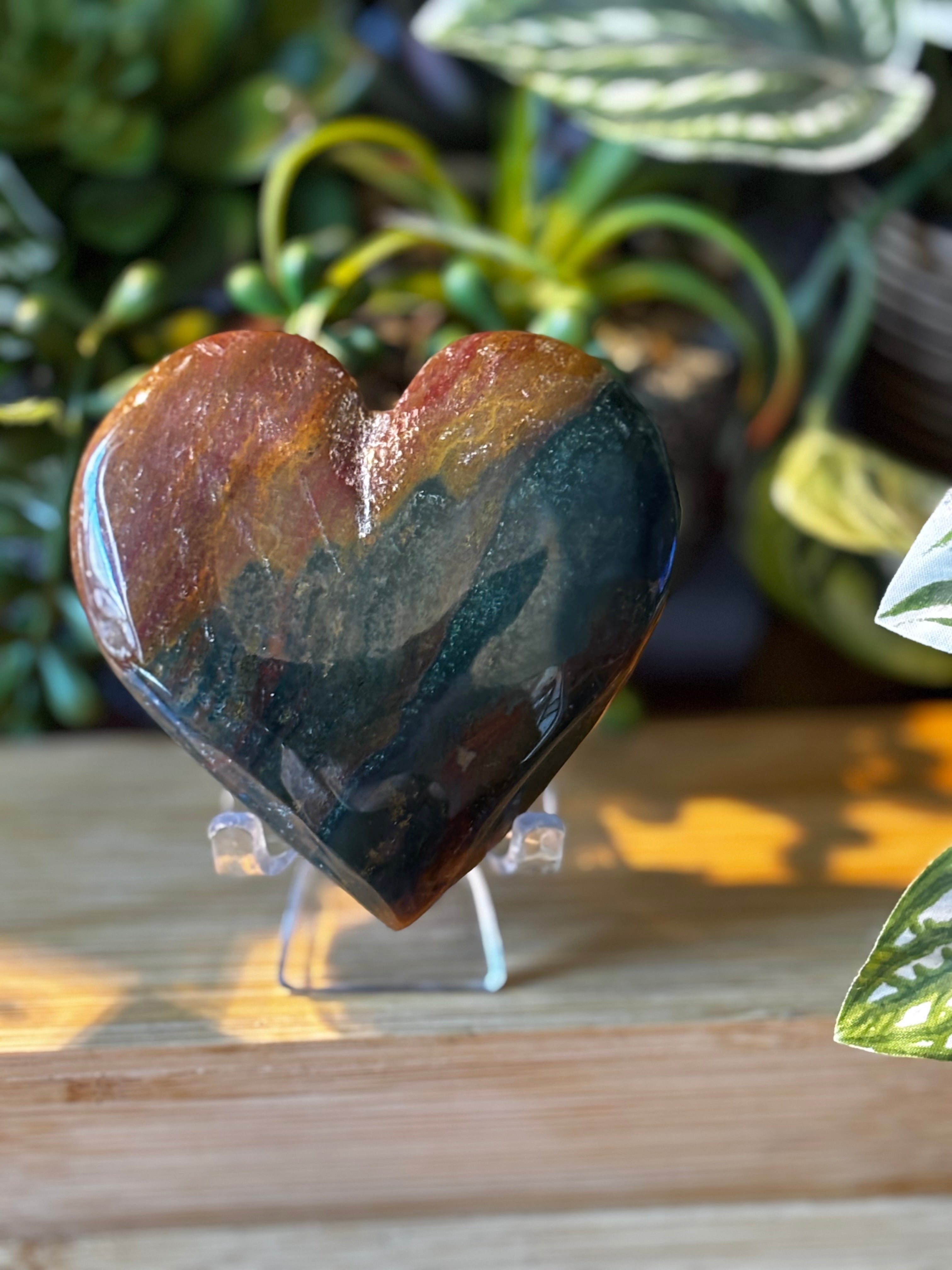 Ocean Jasper Heart