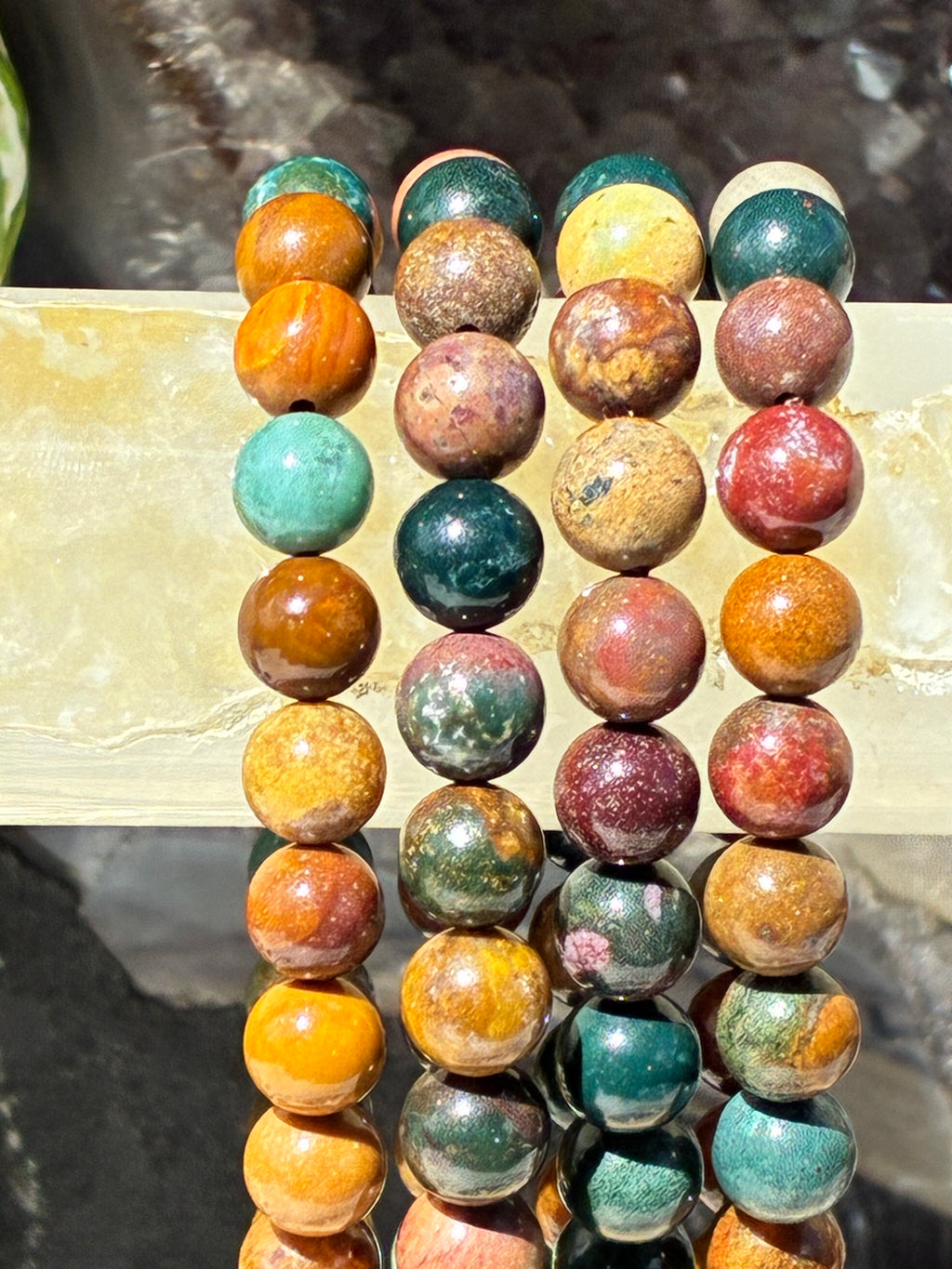 8mm Ocean Jasper Bracelet