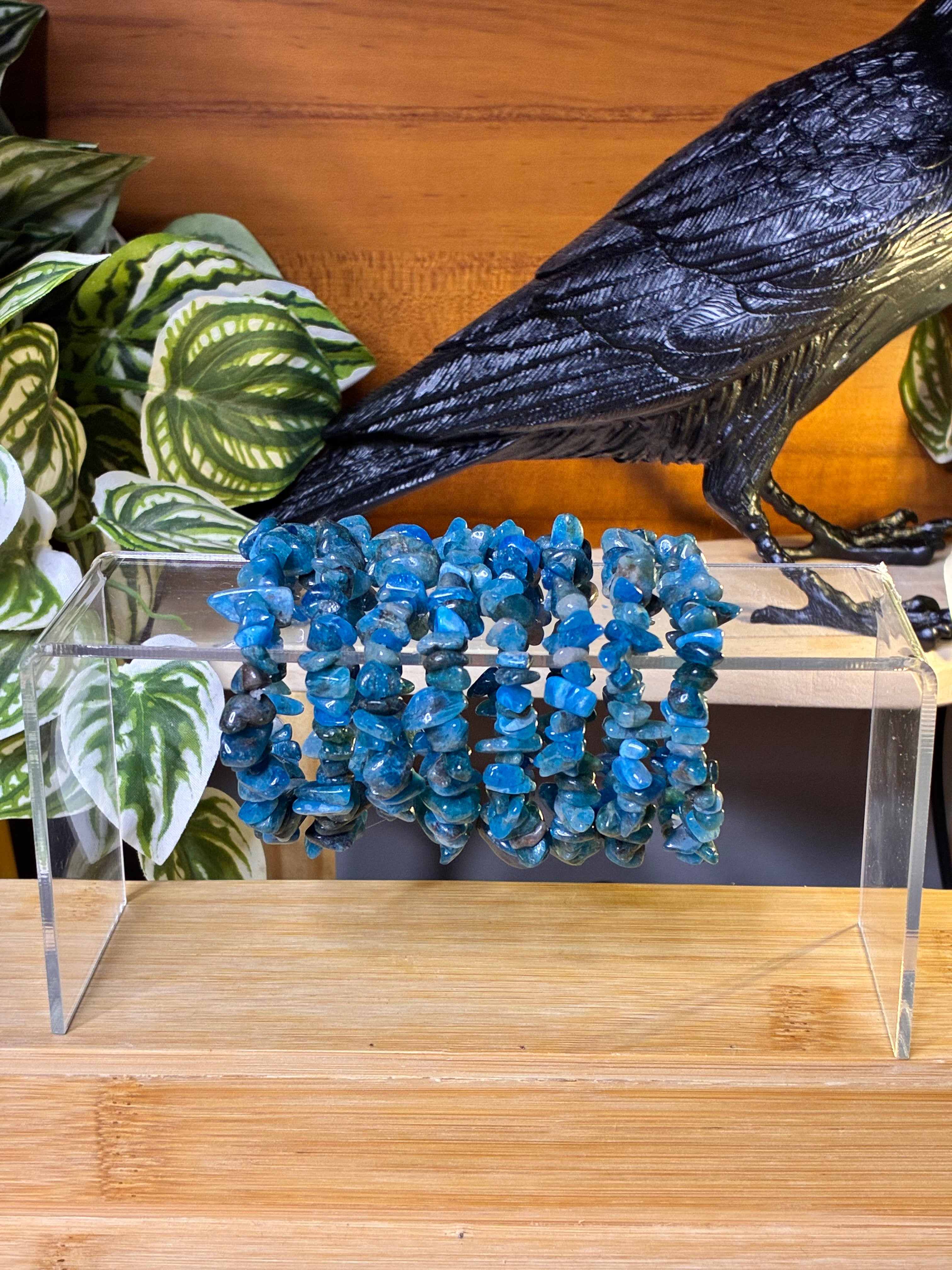 Blue Apatite Chip Bracelets