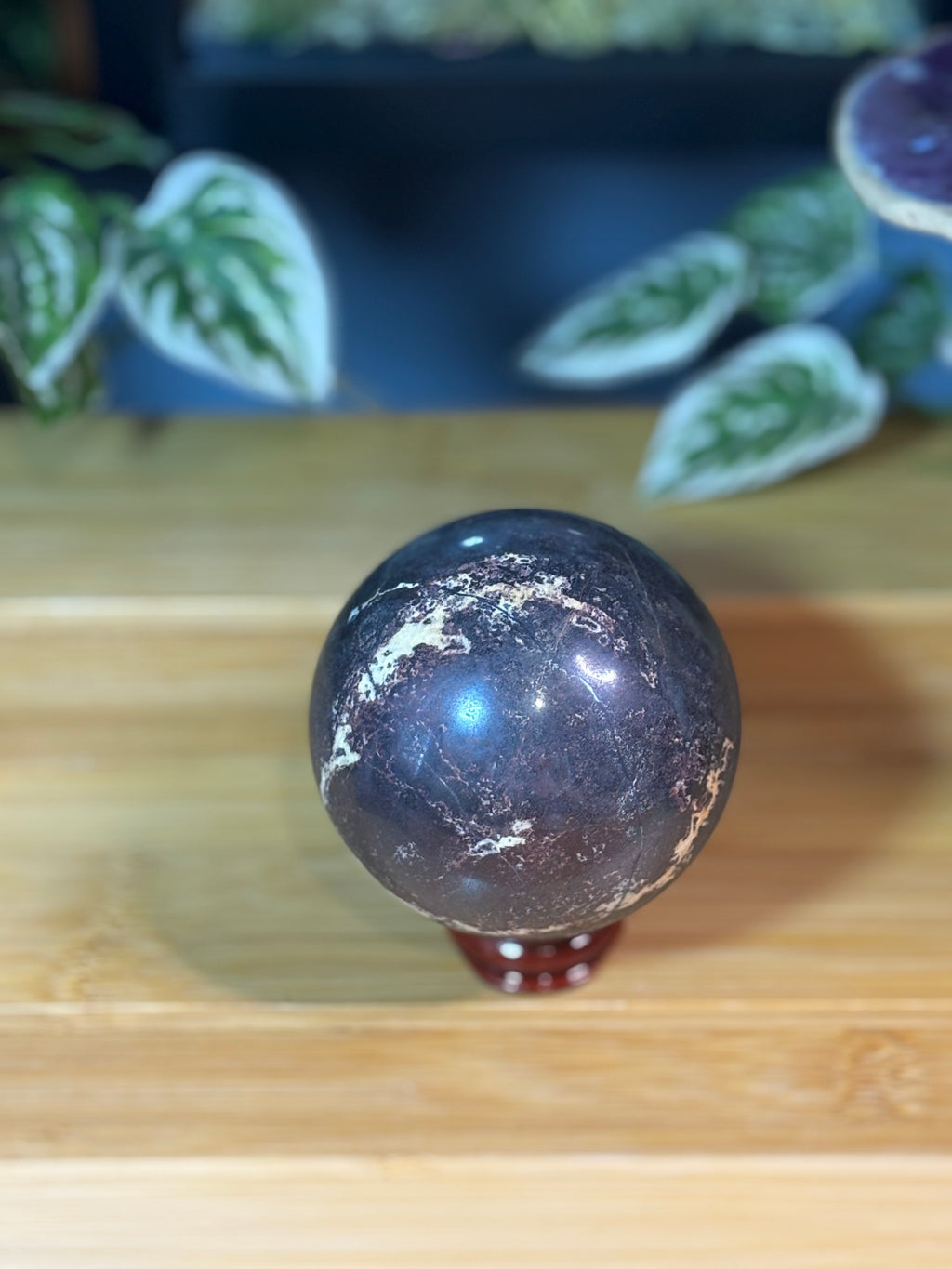 Hematite Sphere w/Inclusions