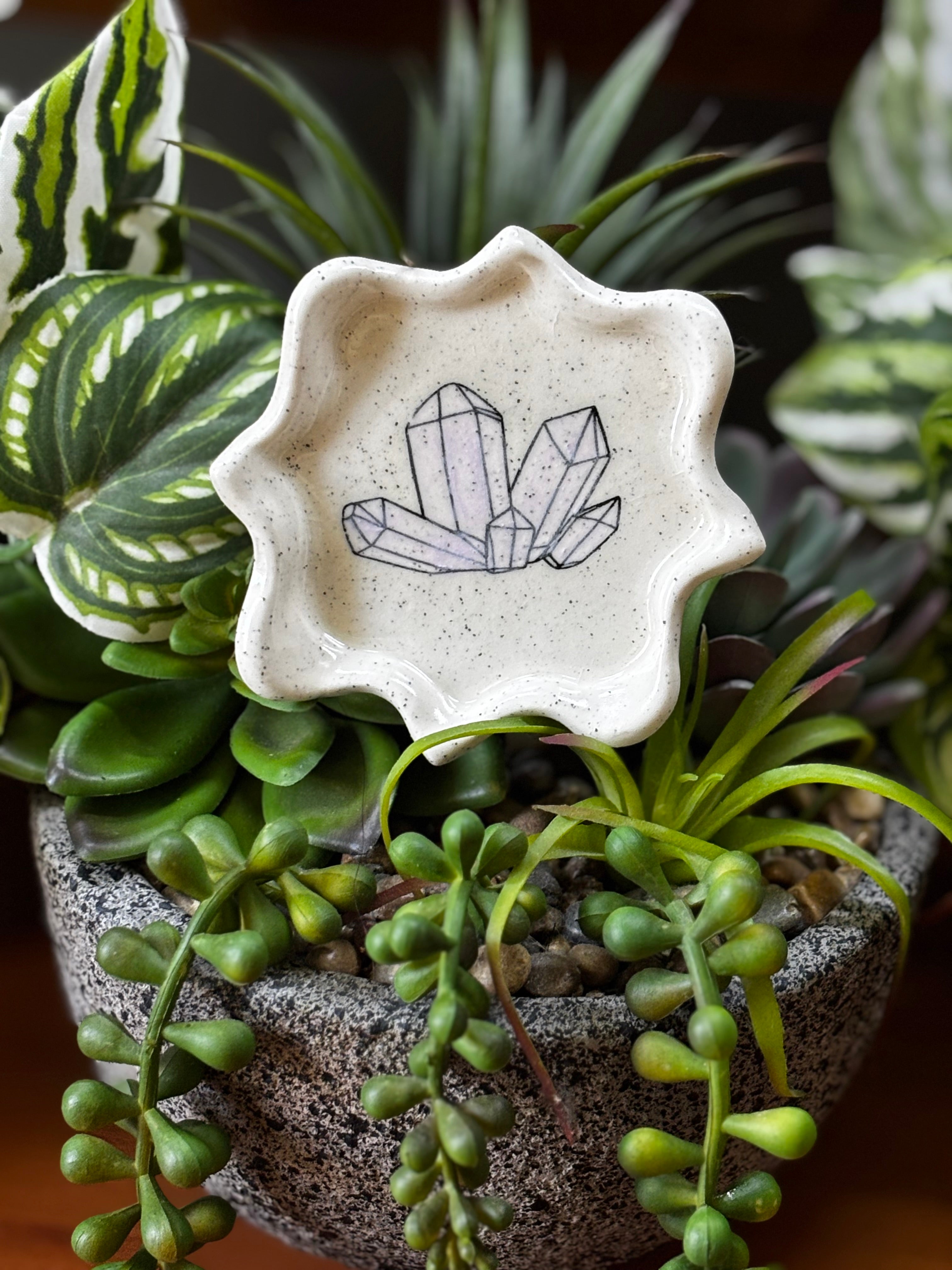 Crystal Cluster Trinket Dish