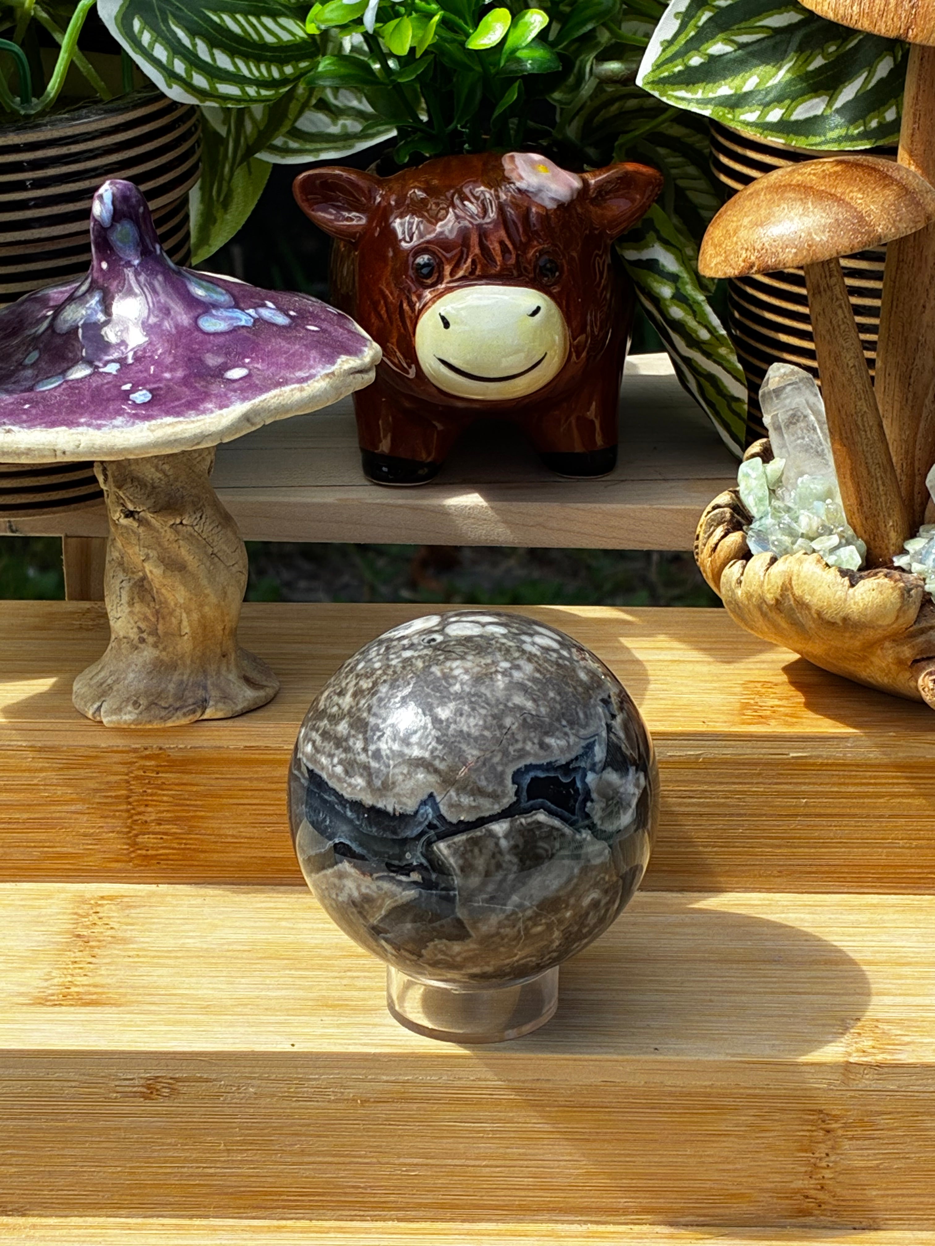 Volcano Agate Sphere 8