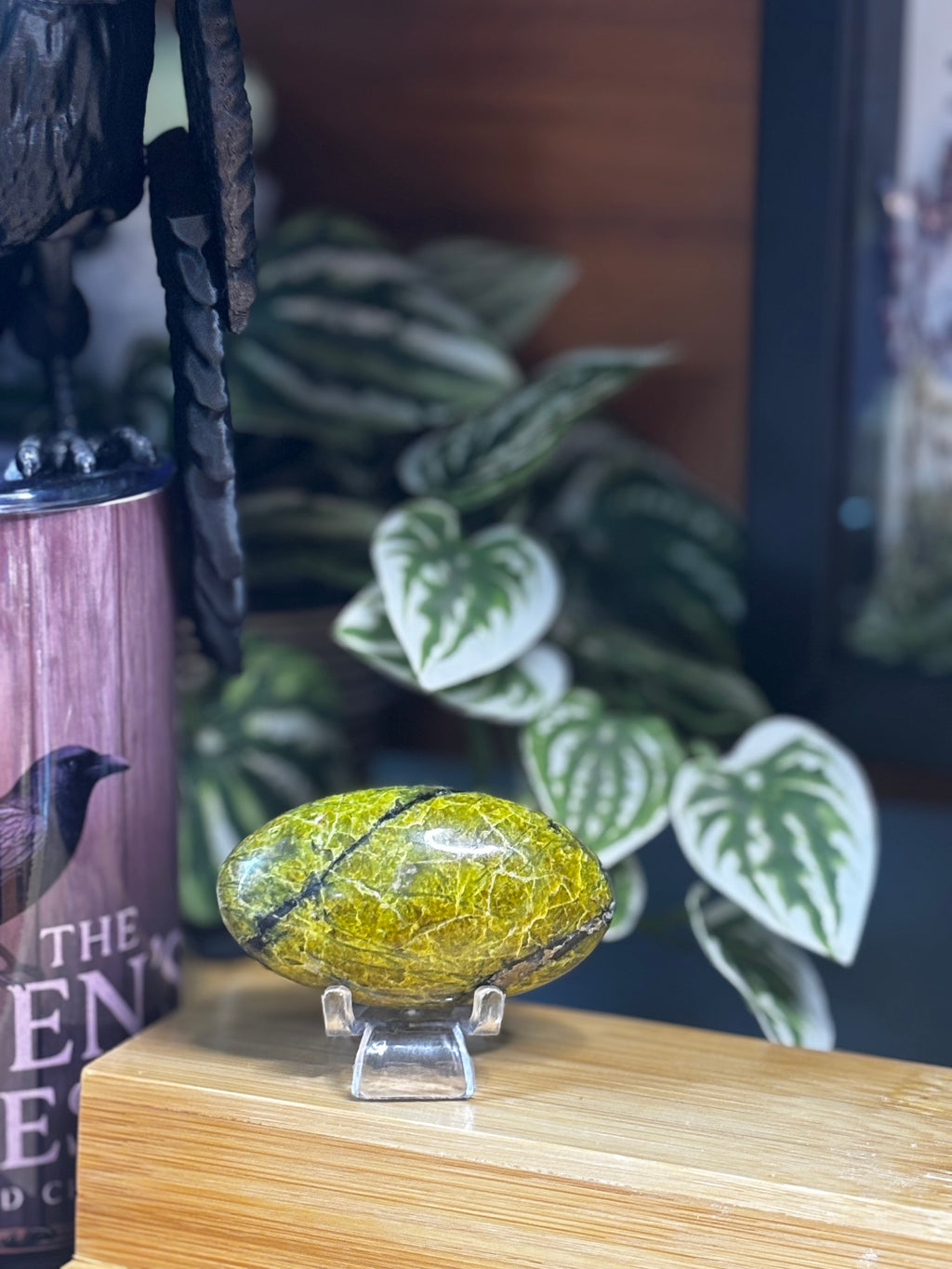 Green Opal Palm Stone