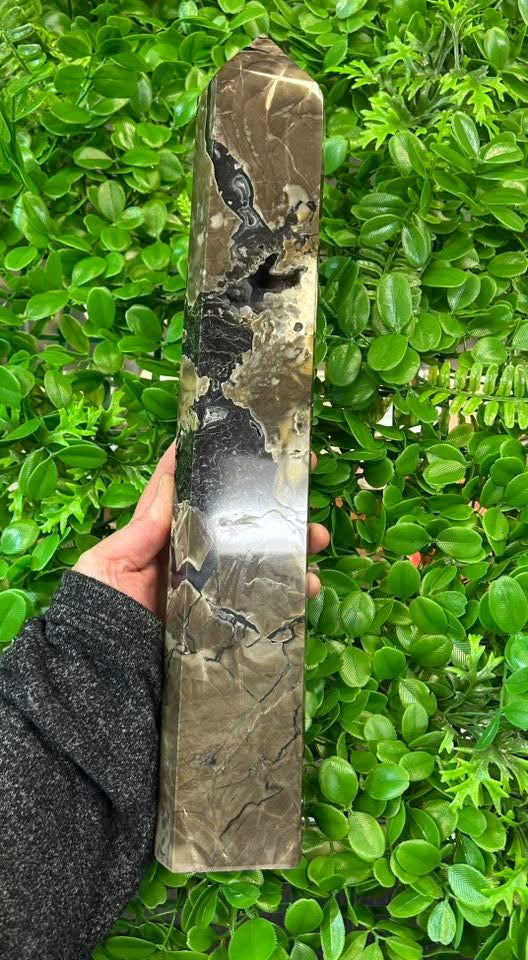 Volcano Agate Tower - Statement Piece