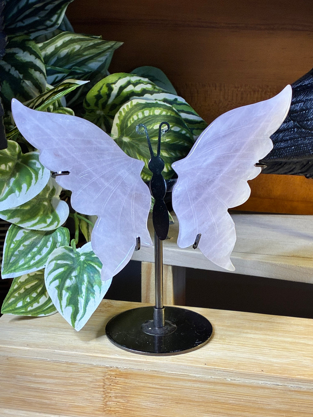 Rose Quartz Butterfly Wings