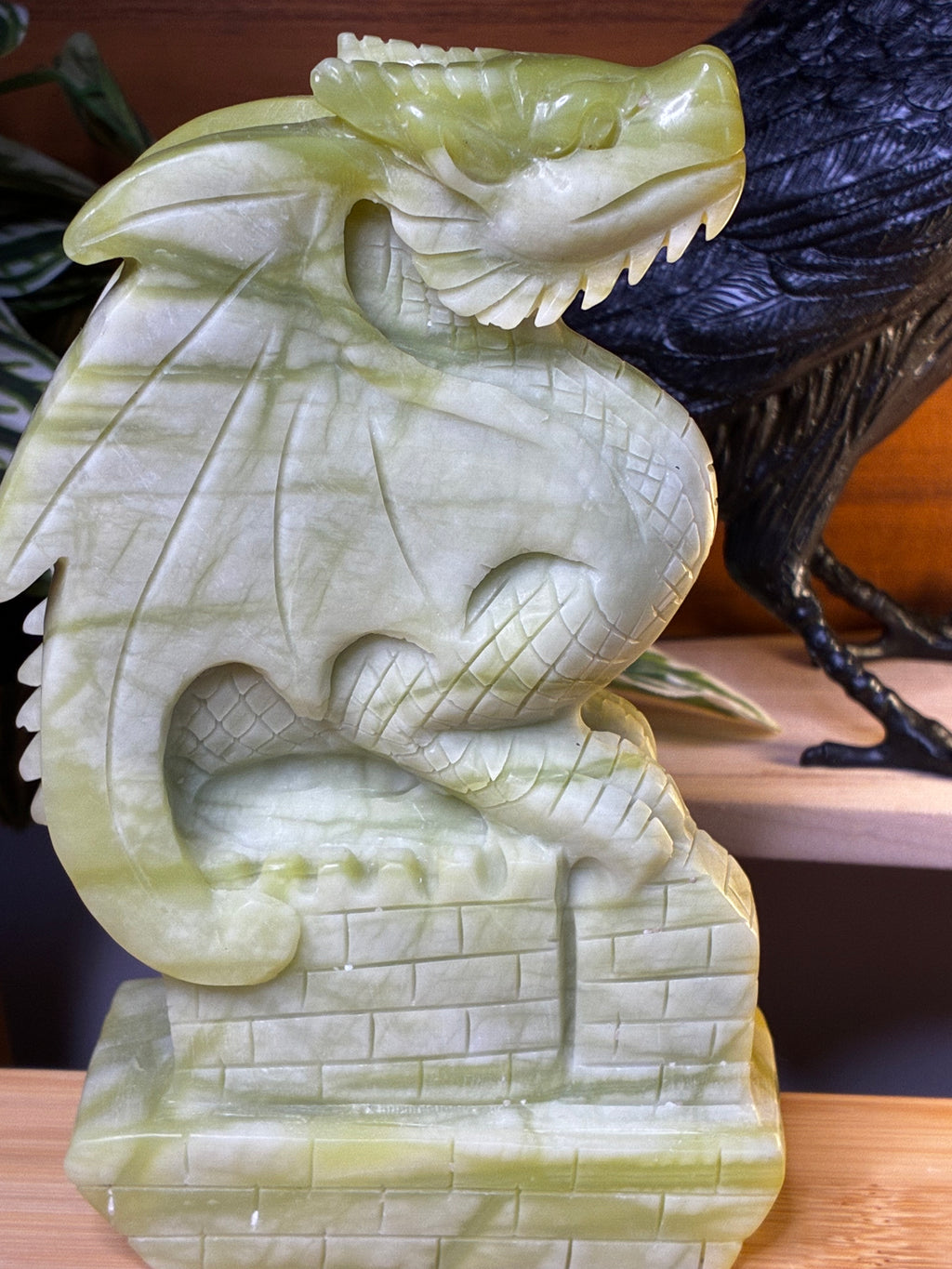 New Jade Dragon Carving
