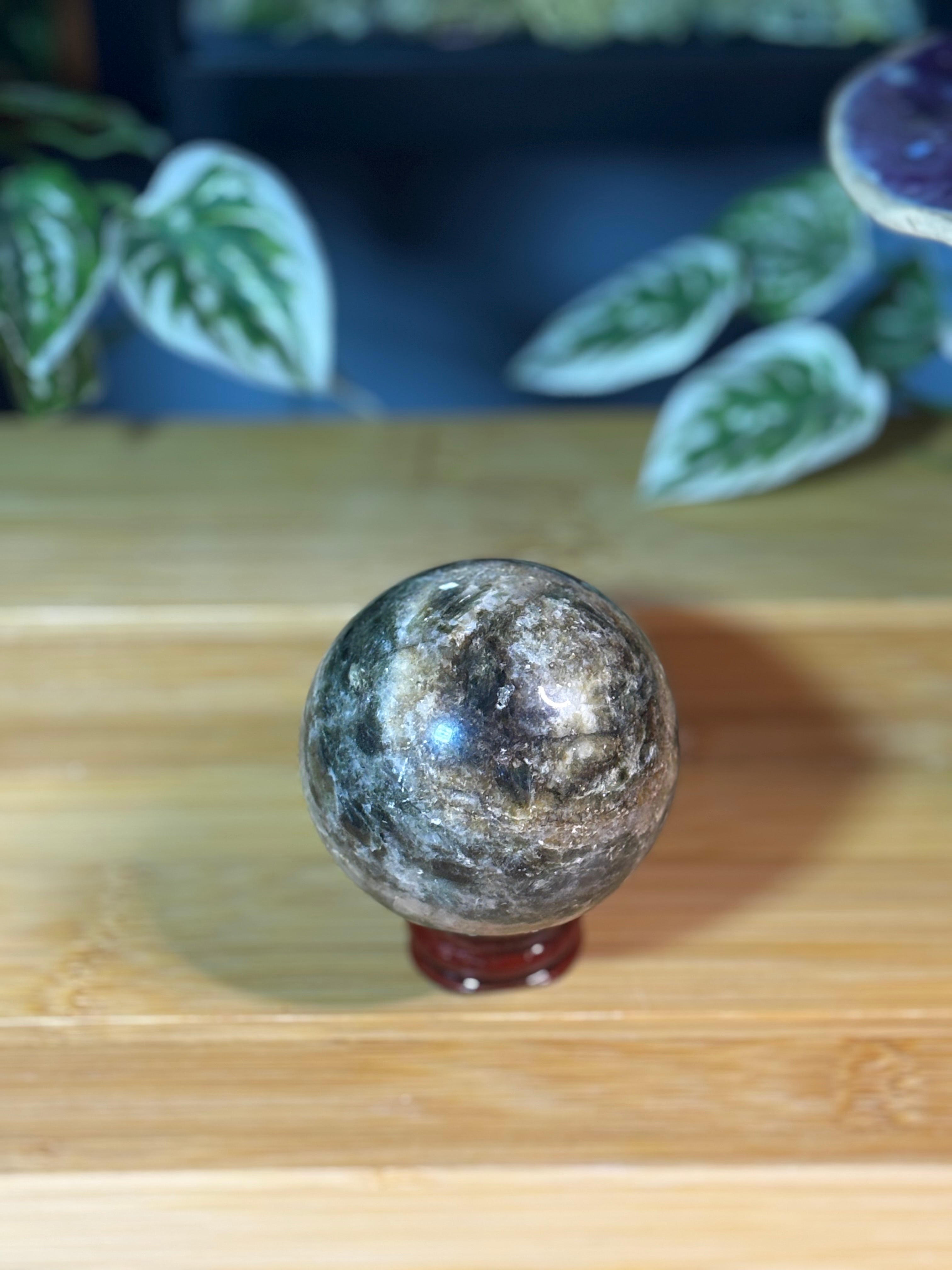 Verdelite & Green Mica Sphere